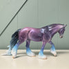 Planetarium OOAK Deco Purple &amp; Blue Irish Cob Horse By Jess Hamill EQ24