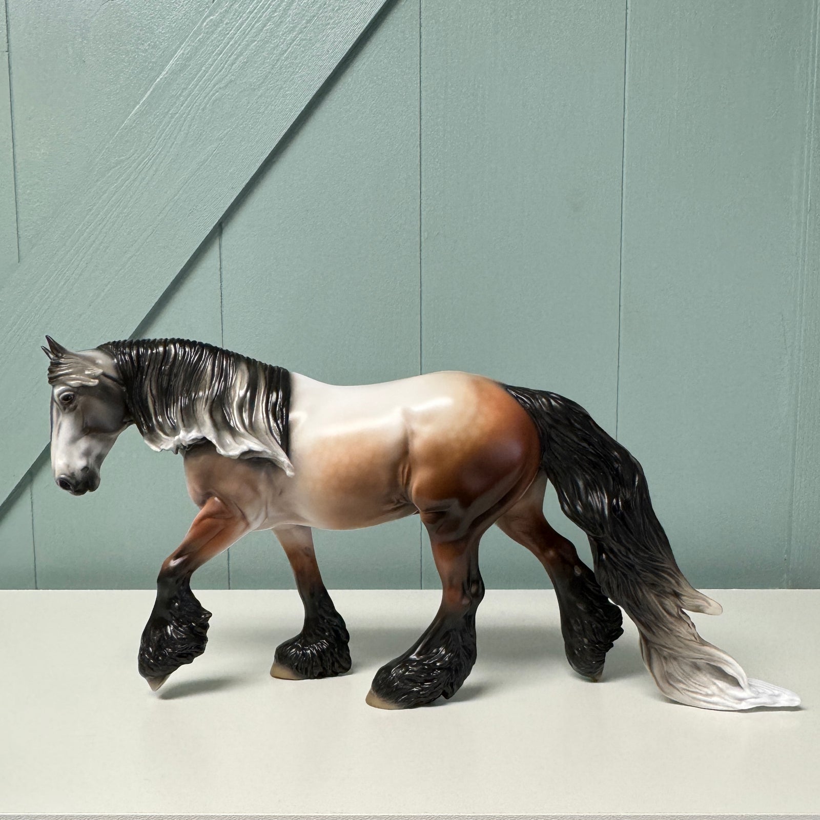 Terrestrial OOAK Rose Gray Irish Cob Horse By Jess Hamill EQ24