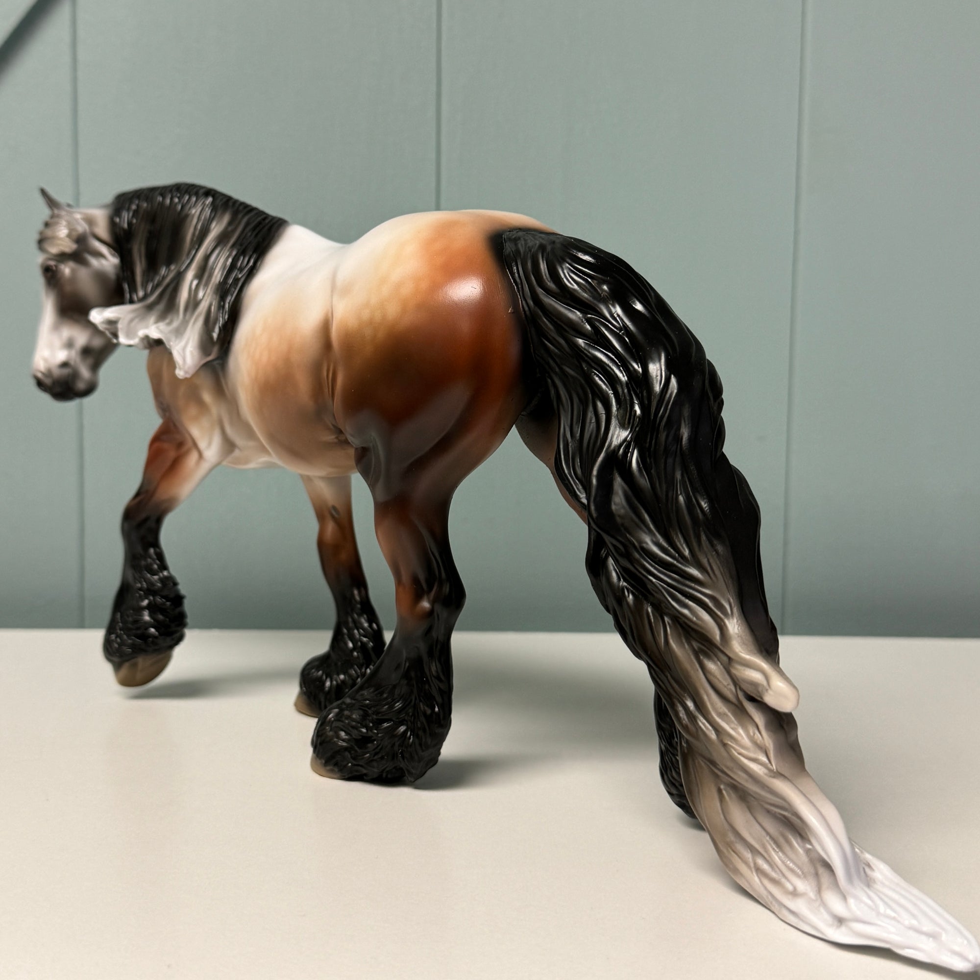 Terrestrial OOAK Rose Gray Irish Cob Horse By Jess Hamill EQ24
