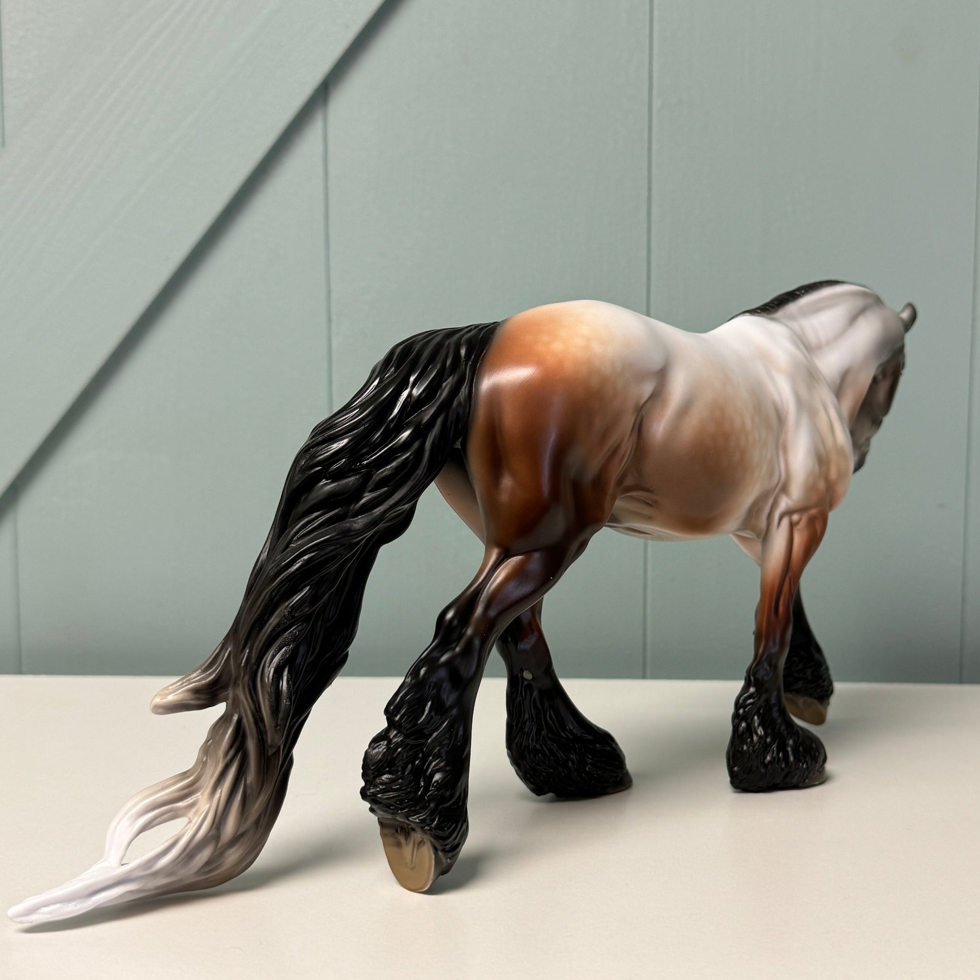 Terrestrial OOAK Rose Gray Irish Cob Horse By Jess Hamill EQ24