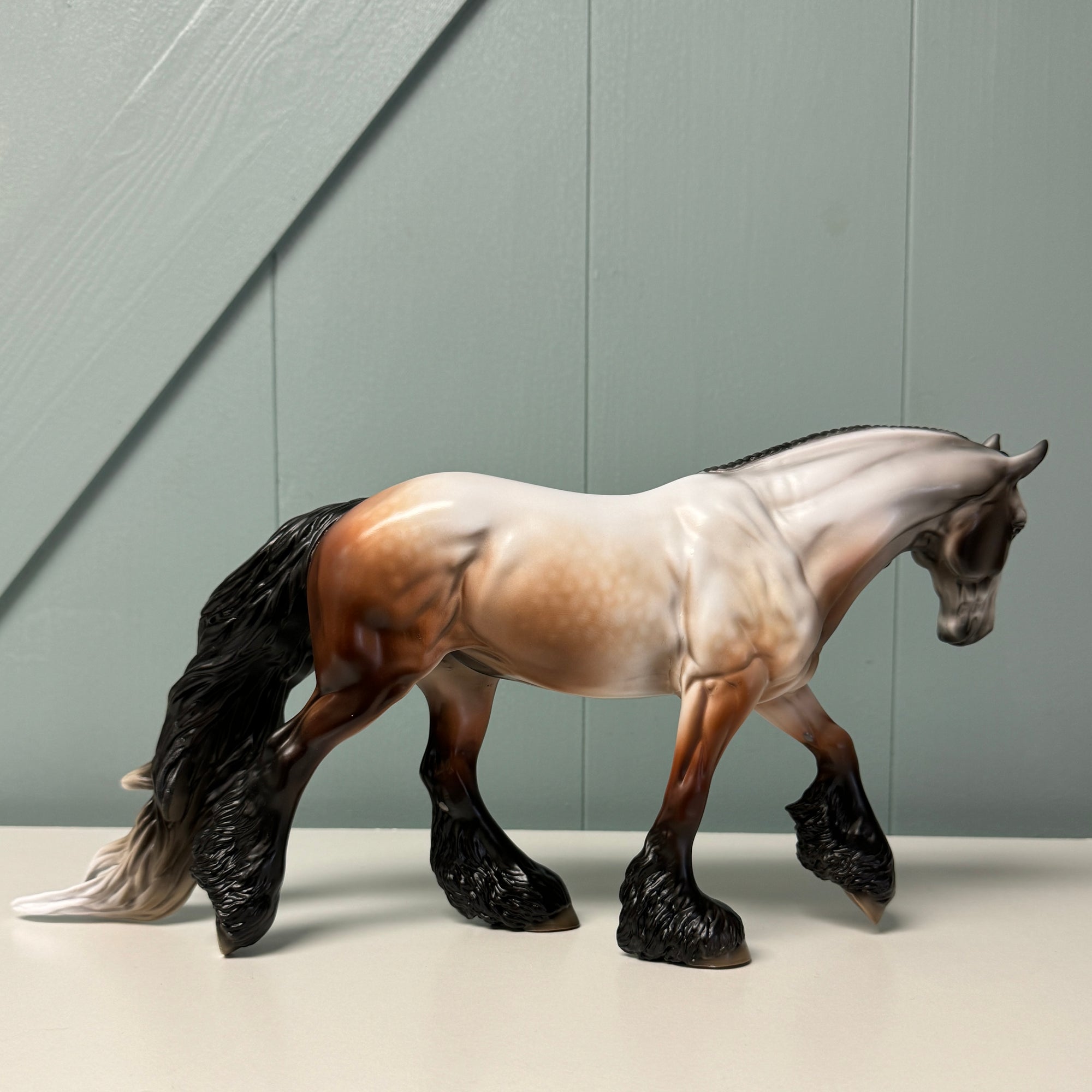 Terrestrial OOAK Rose Gray Irish Cob Horse By Jess Hamill EQ24