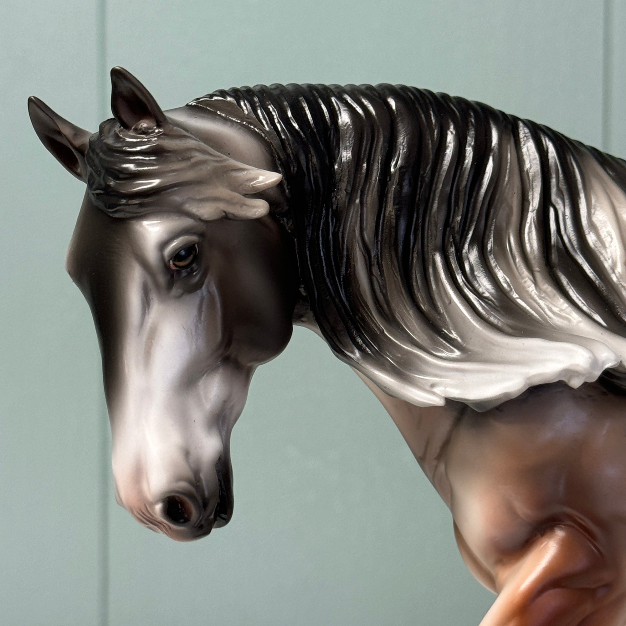 Terrestrial OOAK Rose Gray Irish Cob Horse By Jess Hamill EQ24