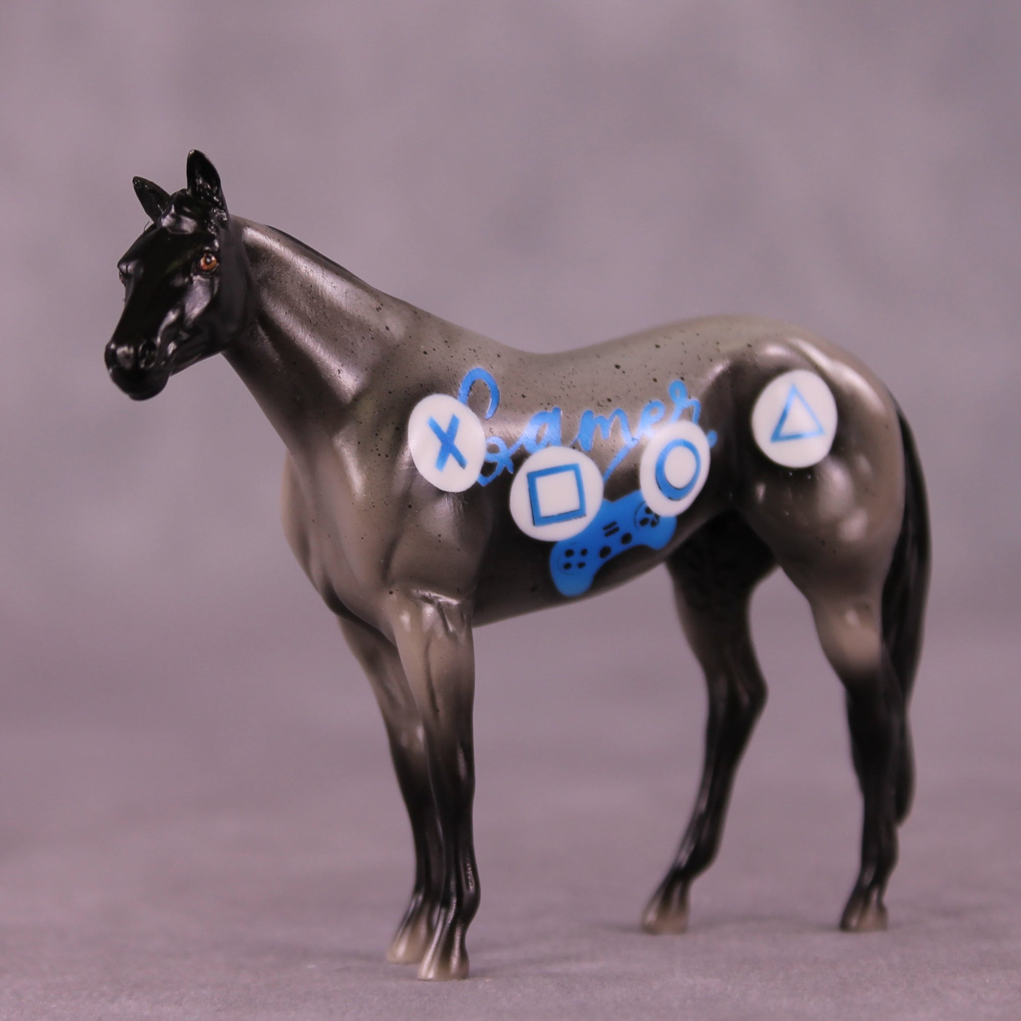 Gamer OOAK Chip Stock Horse by Kike (Enrique) Duarte SCD25
