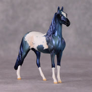 Crystal OOAK Blue Teal Appy Deco Morgan Chip By Jamie Adamson HS24