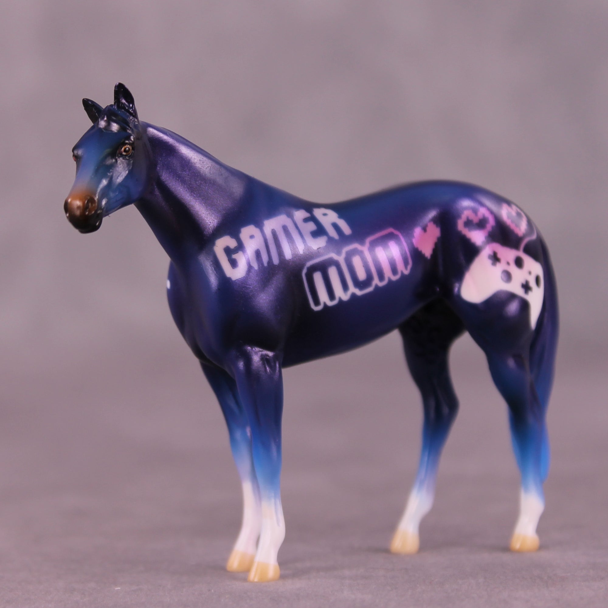 Gamer Mom OOAK Chip Stock Horse by Kike (Enrique) Duarte SCD25