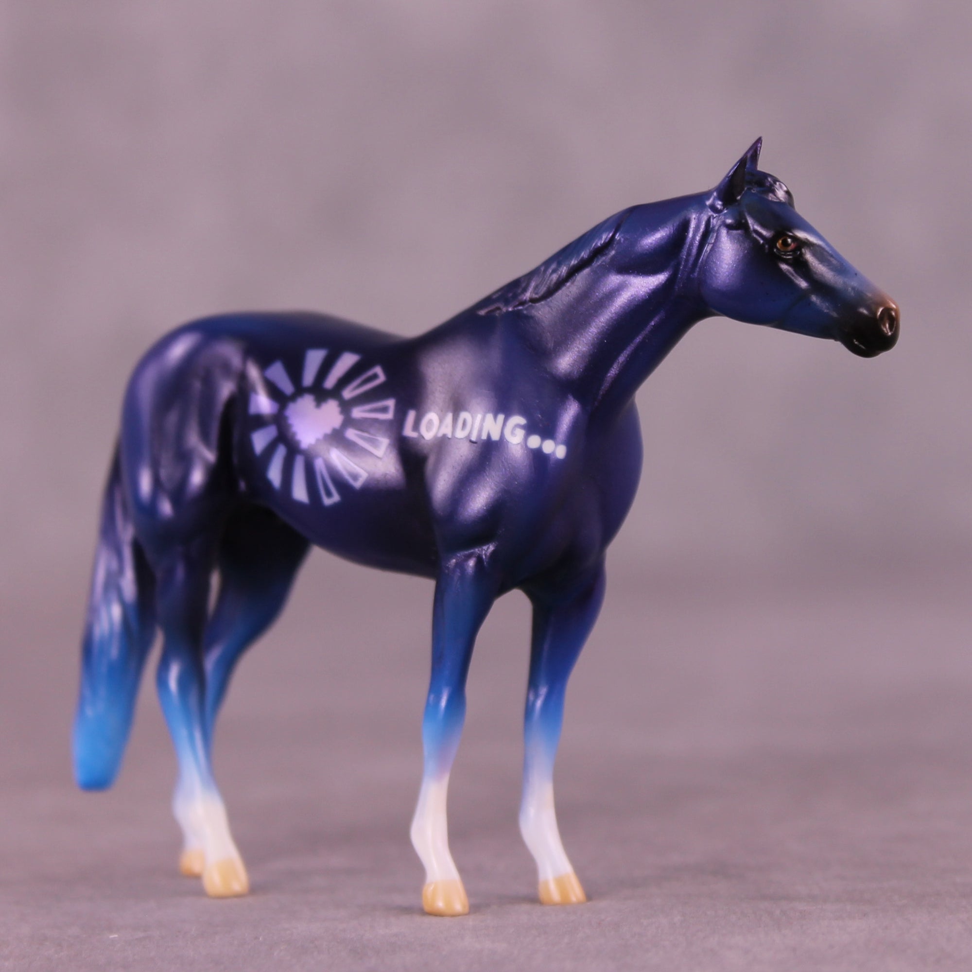 Gamer Mom OOAK Chip Stock Horse by Kike (Enrique) Duarte SCD25
