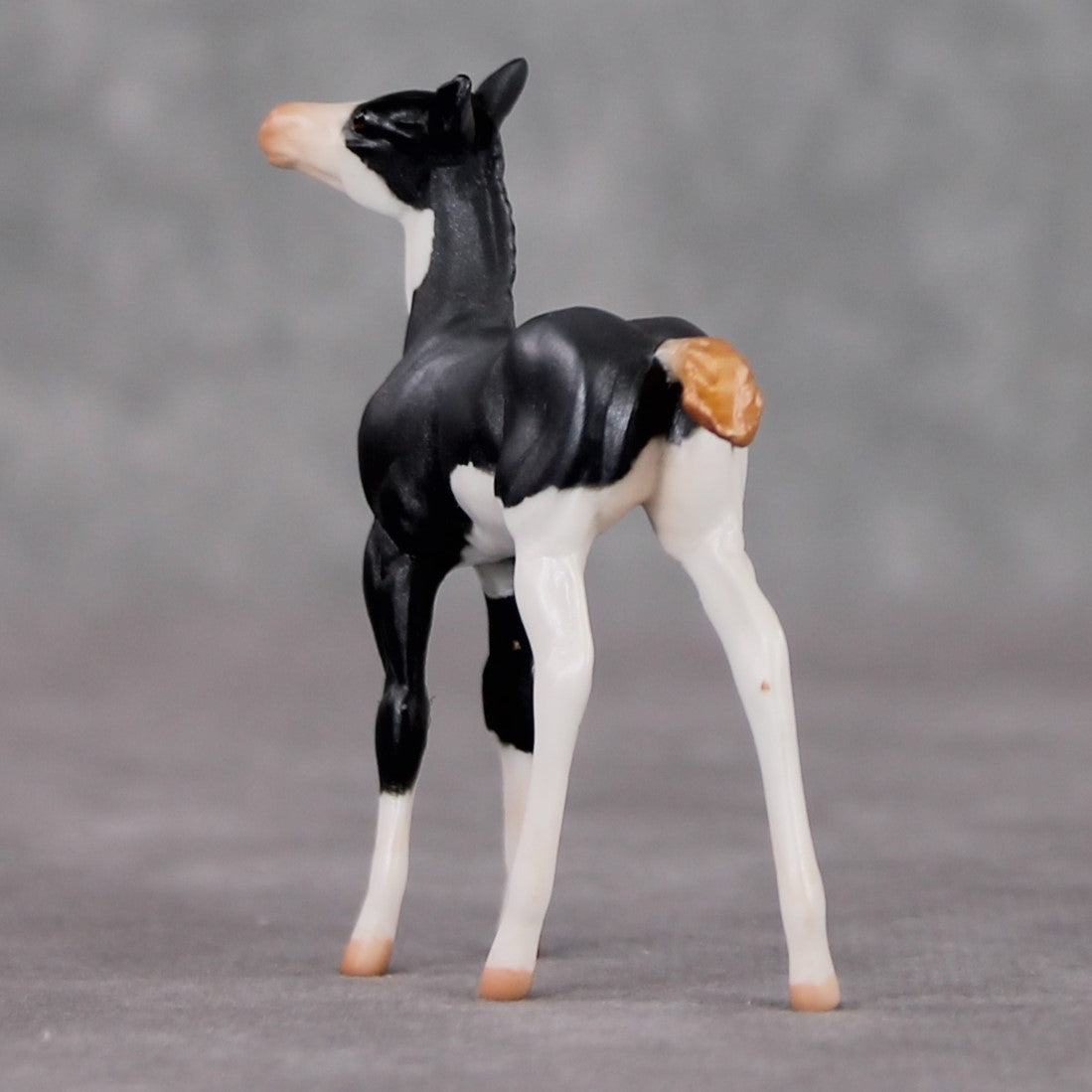 "Mini Audra" Mouse Series OOAK Grey Splash Foal Chip By Jamie Adamson-Secret Surprise Chip Drop