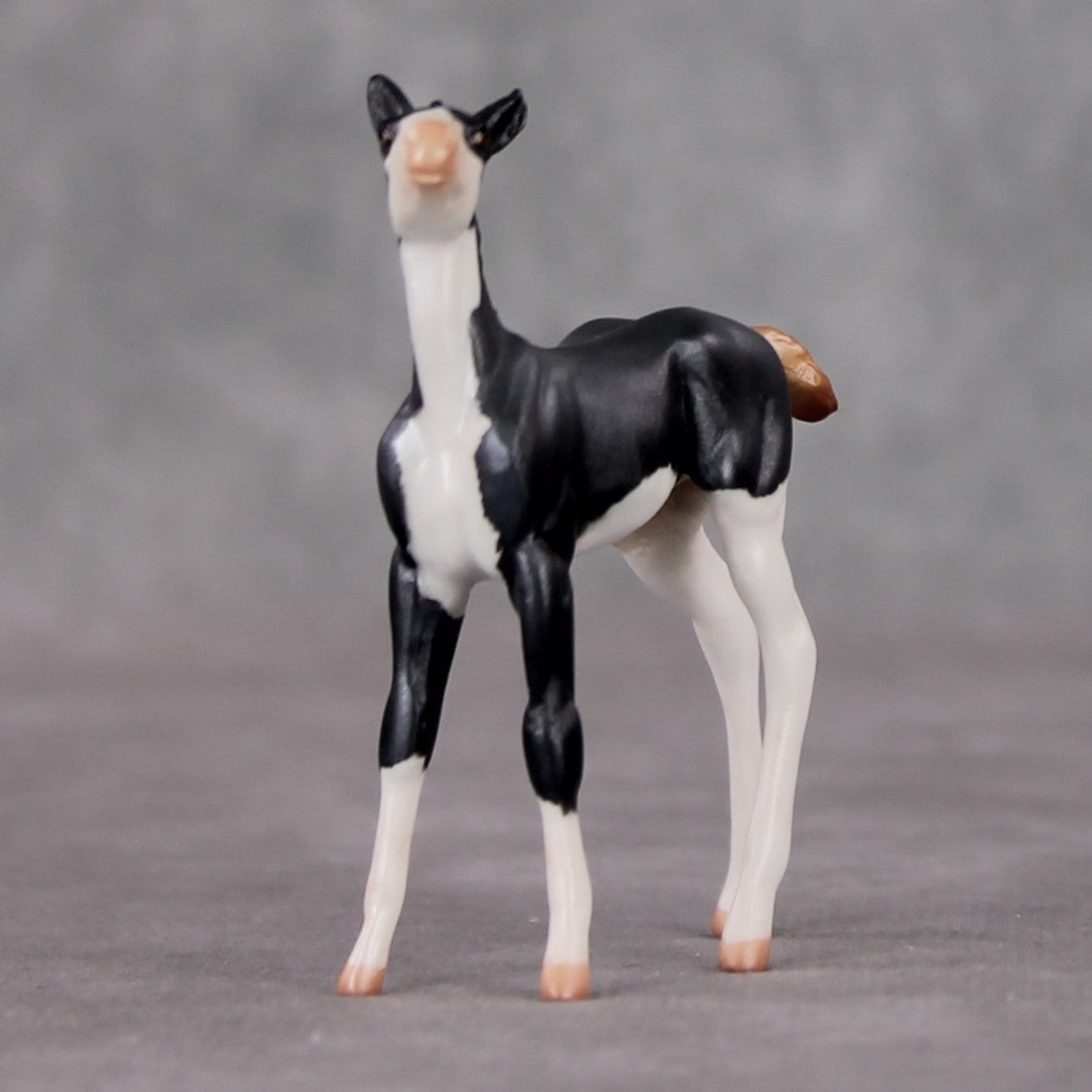 "Mini Audra" Mouse Series OOAK Grey Splash Foal Chip By Jamie Adamson-Secret Surprise Chip Drop