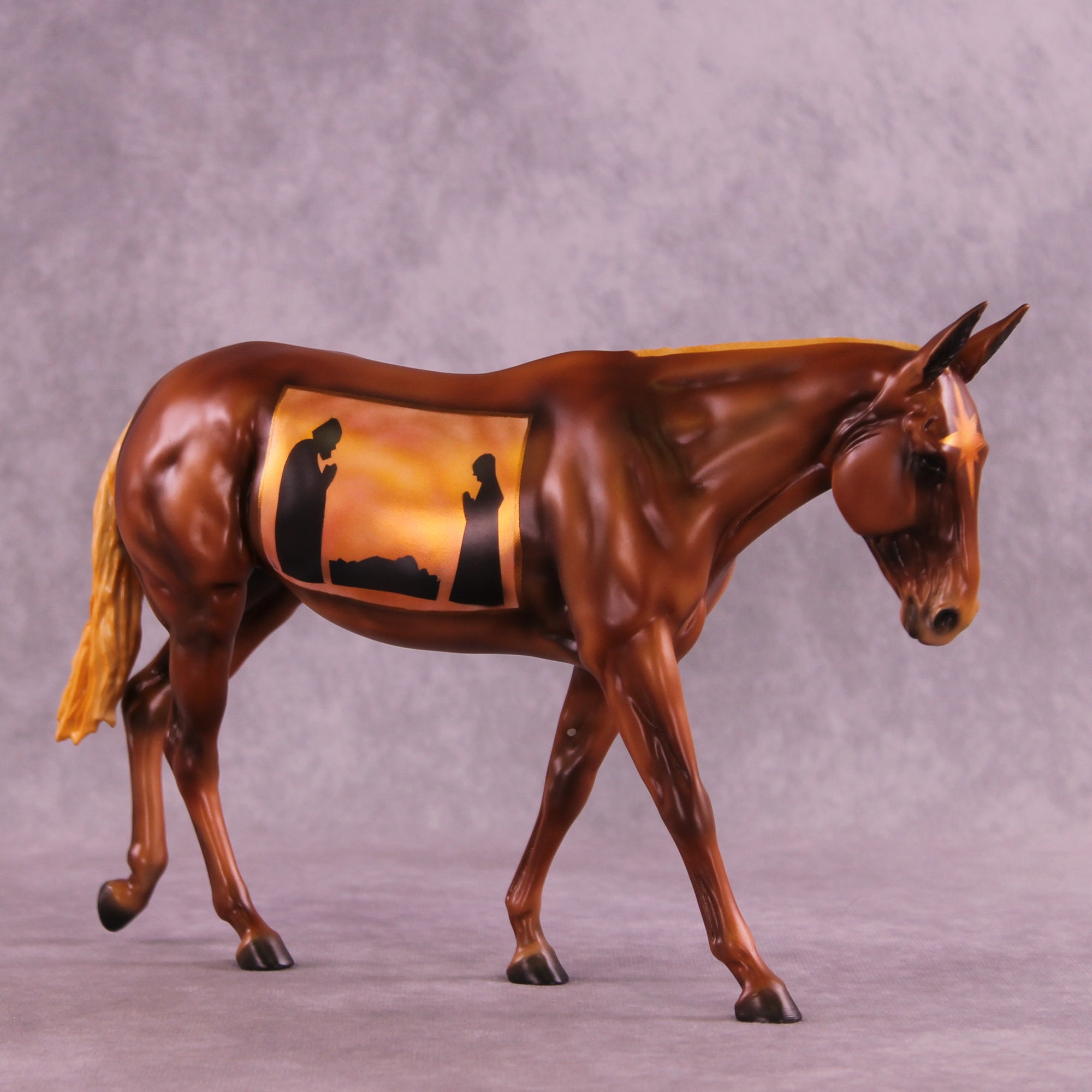 A Humble Birth OOAK Large Mule by Jamie Adamson HS25