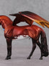 "Mini Reprehensible Rogue" OOAK Bat Winged Andalusian Chip By Dawn Quick -Secret Surprise Chip Drop MHP
