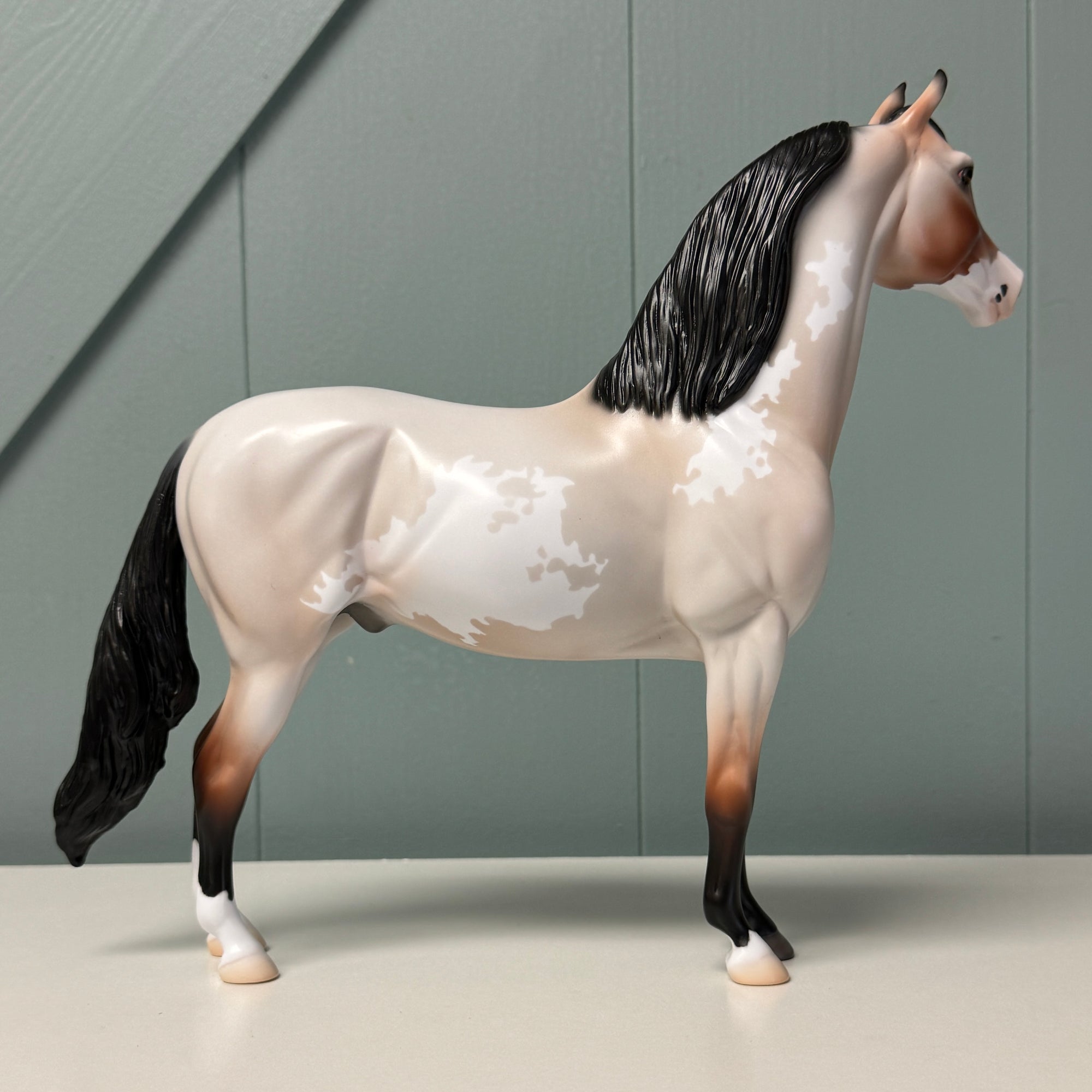 Sans Serif OOAK Bay Roan Overo Morgan By Jess Hamill EQ24