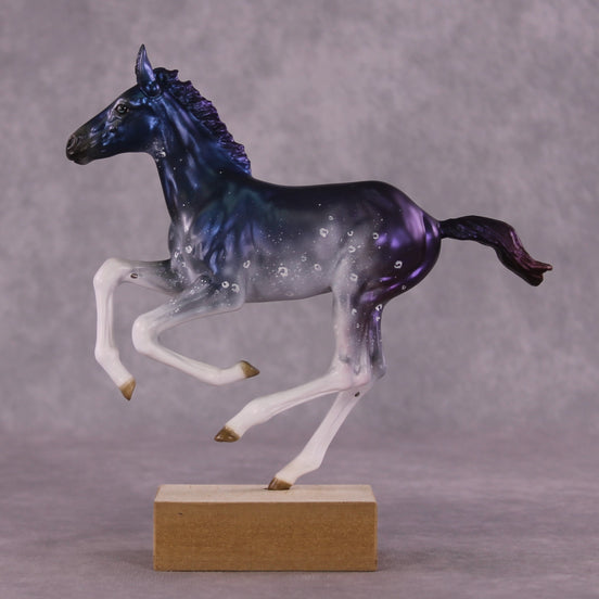 "Crystal Moonflower" OOAK Pimento Foal Blind Bag by Ellen Robbins SHCF25