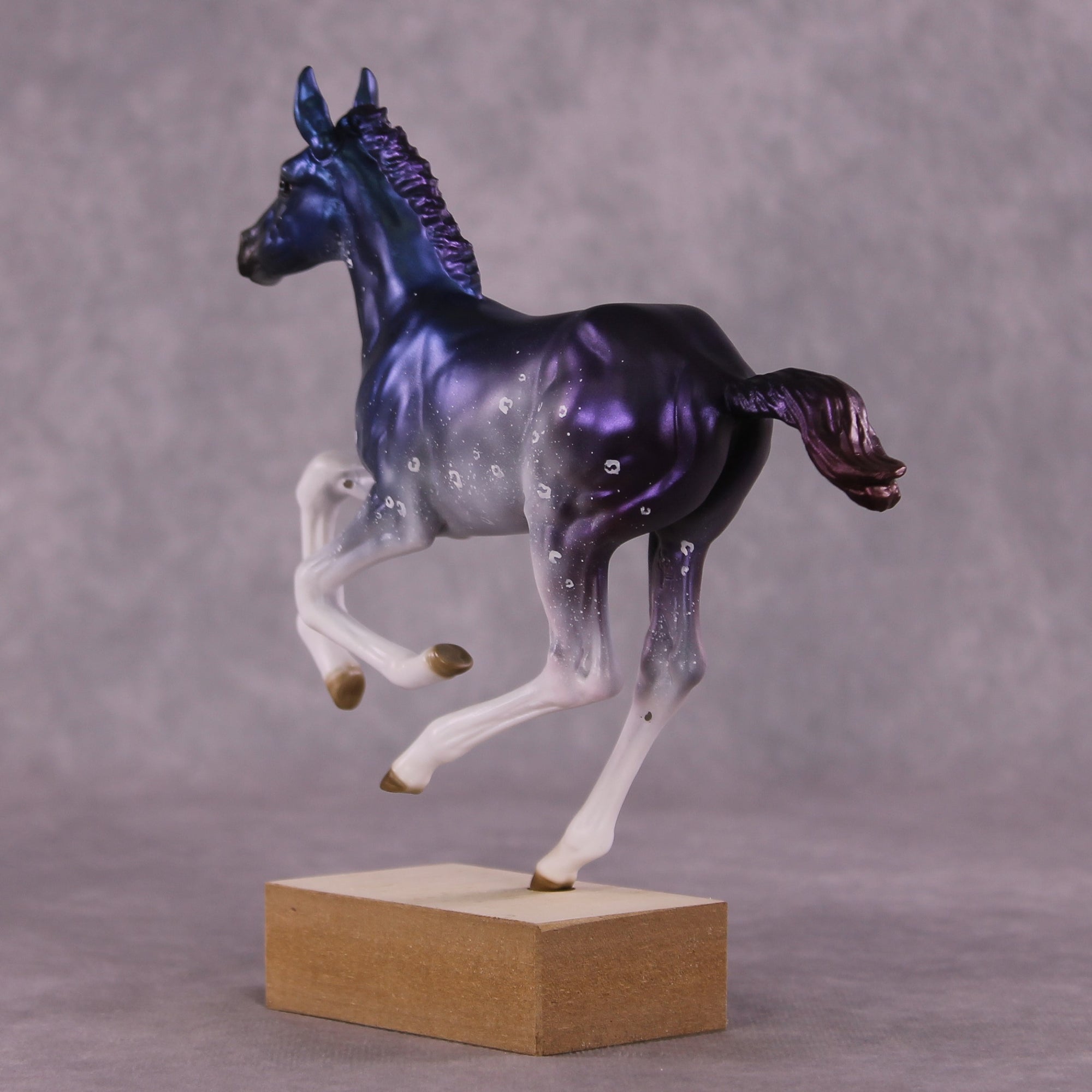 "Crystal Moonflower" OOAK Pimento Foal Blind Bag by Ellen Robbins SHCF25