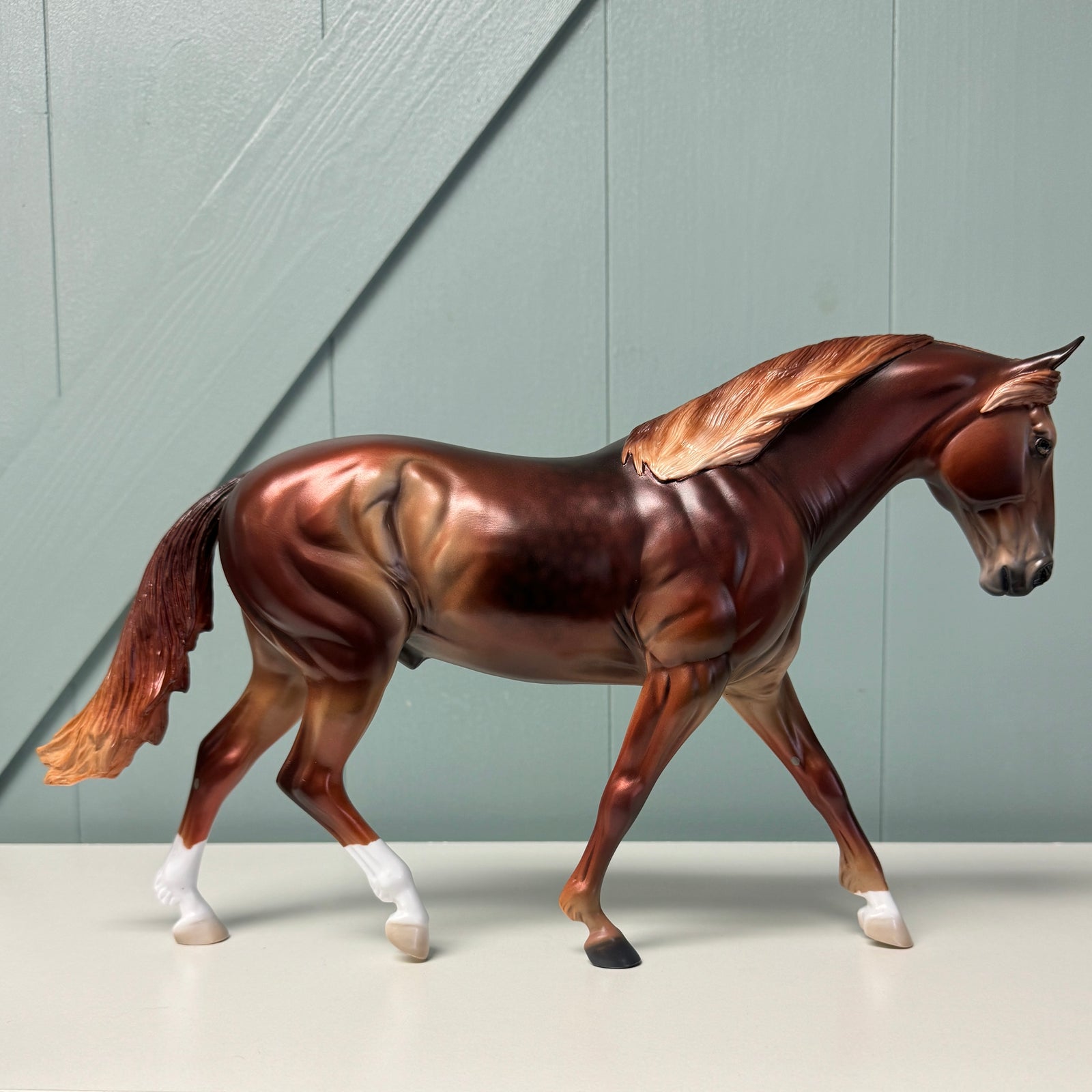Kilonova OOAK Dappled Chestnut Irish Draught By Jess Hamill EQ24