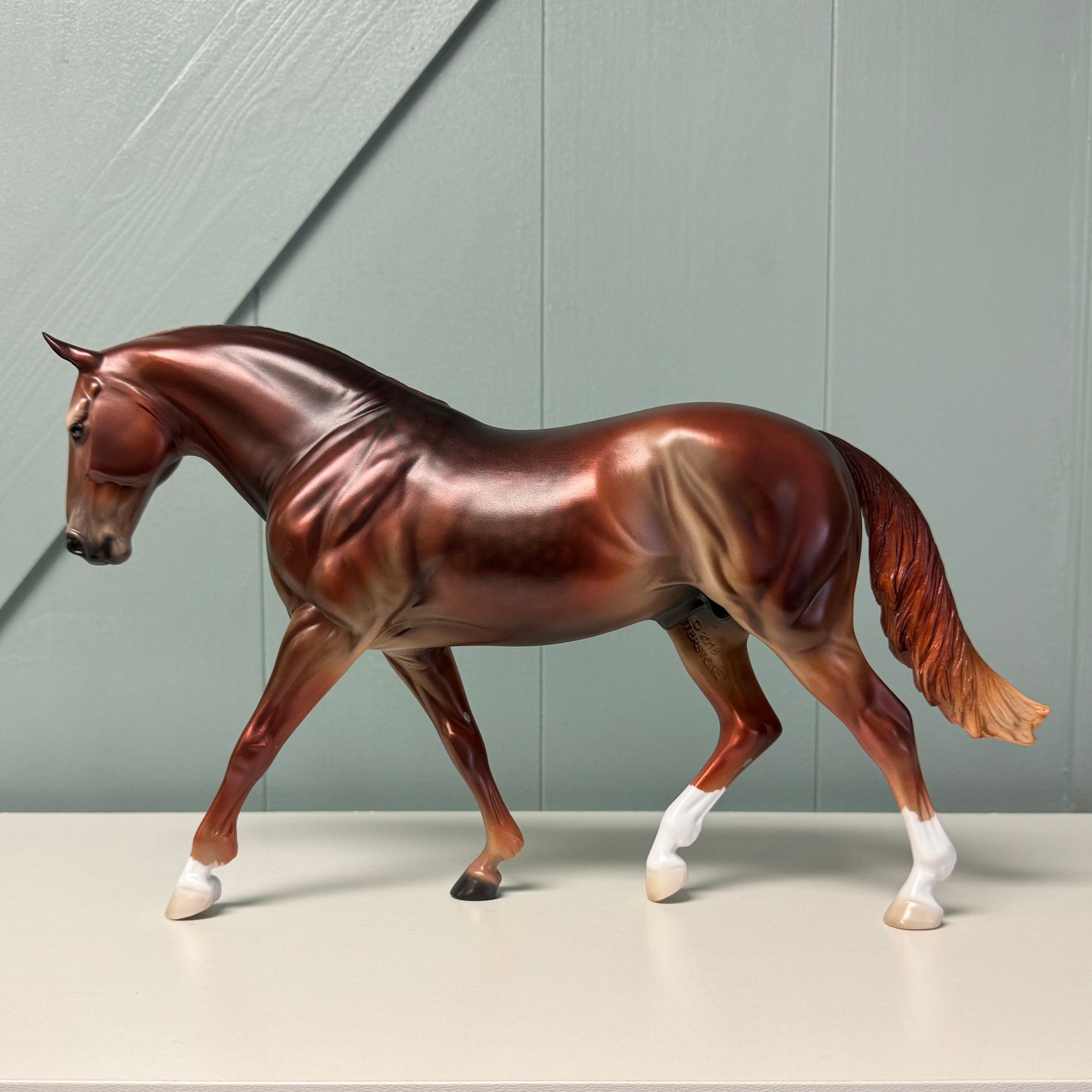 Kilonova OOAK Dappled Chestnut Irish Draught By Jess Hamill EQ24