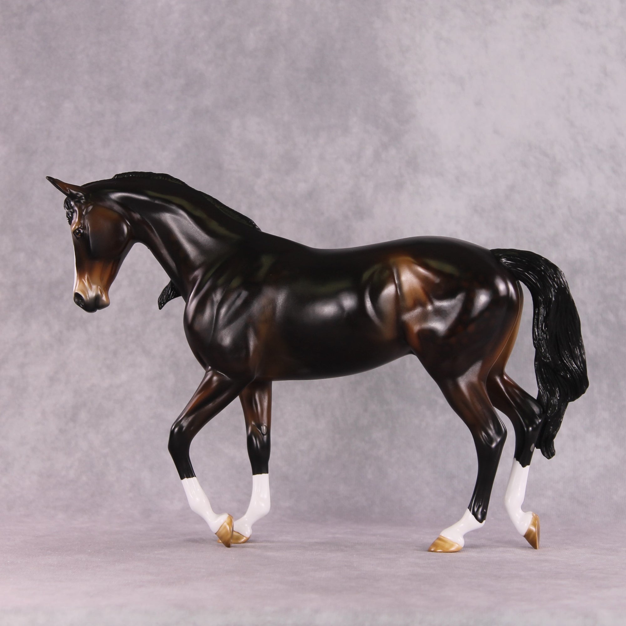 "Cardamom Clove" OOAK FCM Thoroughbred by Angela Marleau SHCF25OS