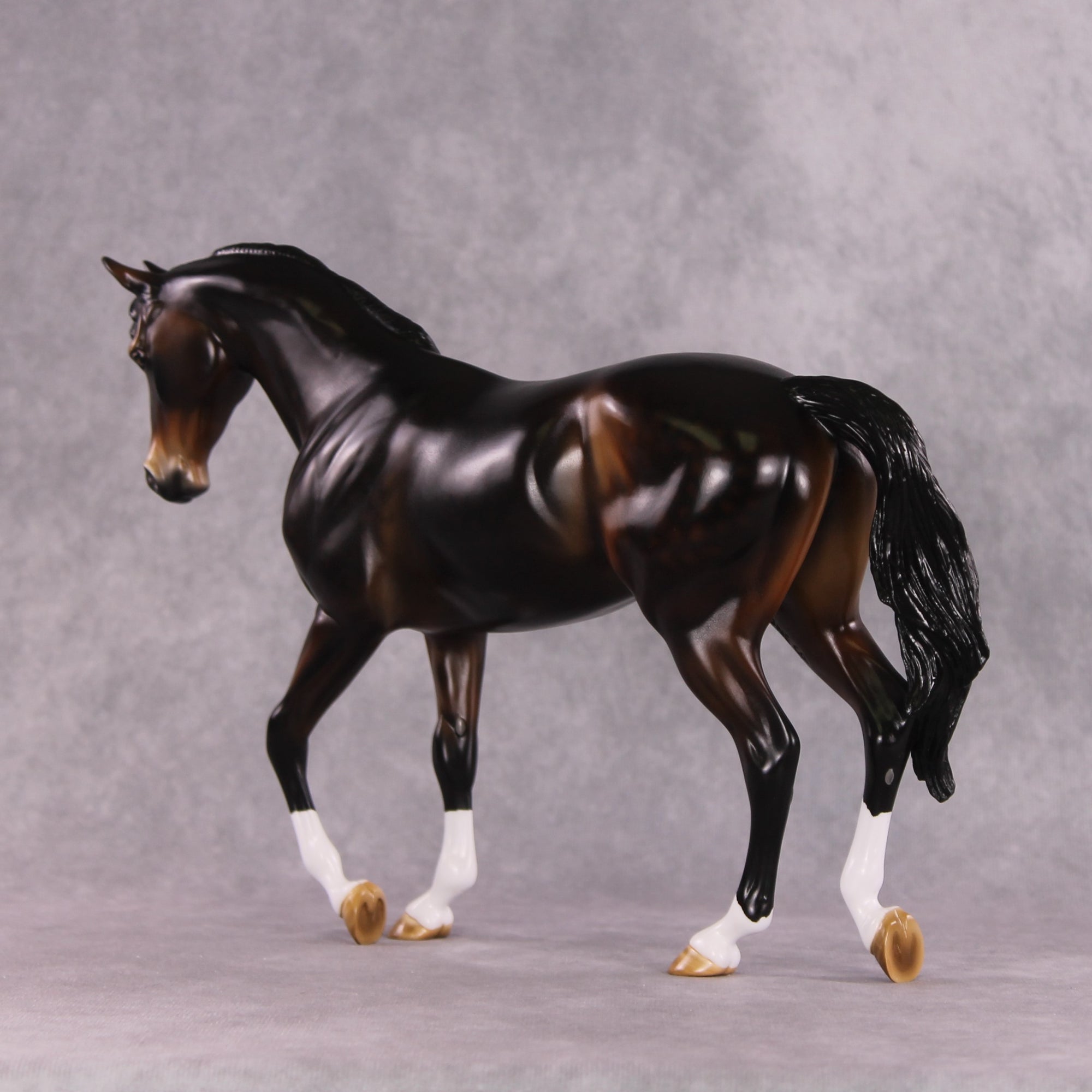 "Cardamom Clove" OOAK FCM Thoroughbred by Angela Marleau SHCF25OS
