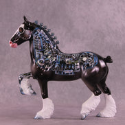 Titanium OOAK Trotting Drafter by Enrique Duarte DDOOAKs25