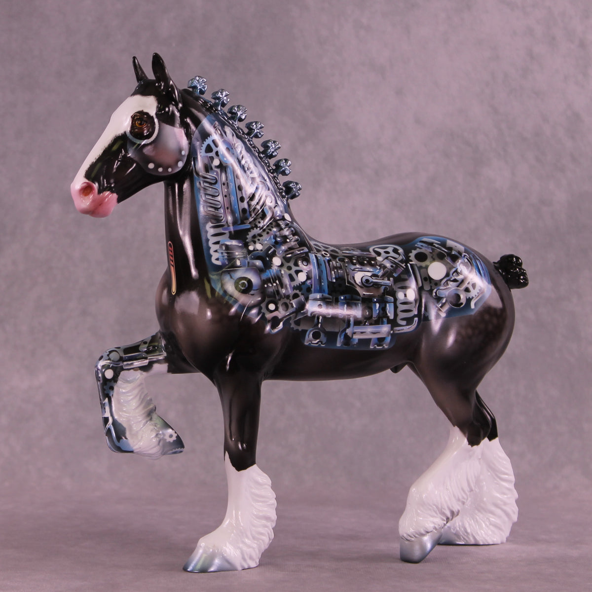 Titanium OOAK Trotting Drafter by Enrique Duarte DDOOAKs25