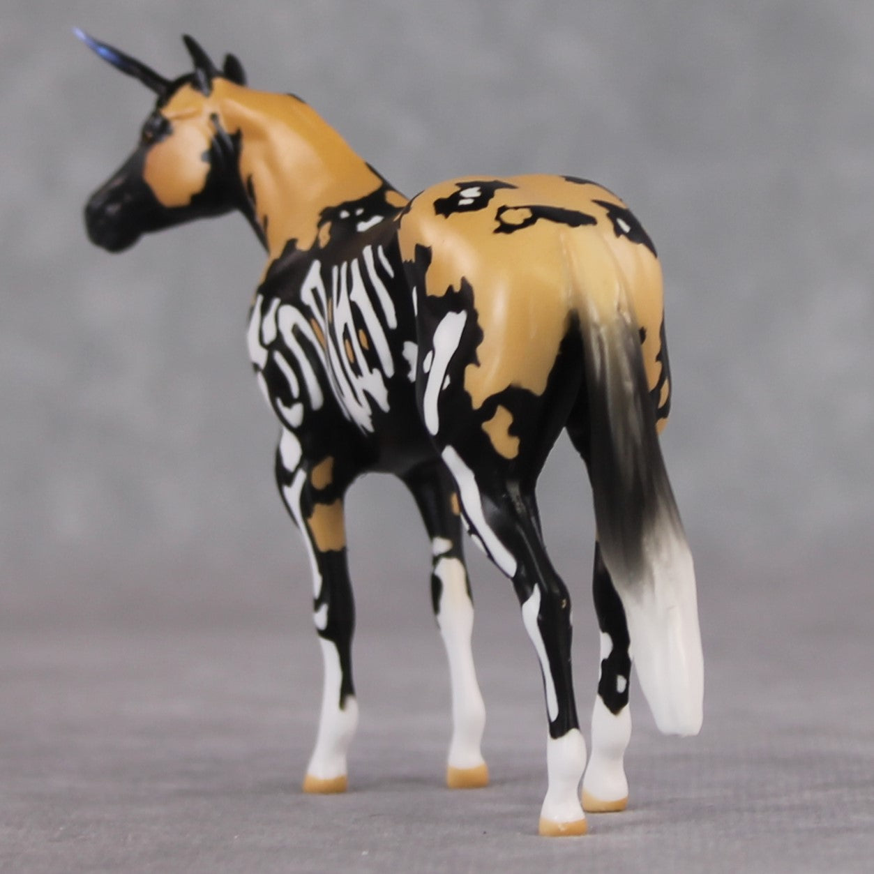 "Mini Mwitu" LE-3 African Wild Dog Skeleton Unicorn Deco Stock Chip By Jess Hamill -Secret Surprise Chip Drop