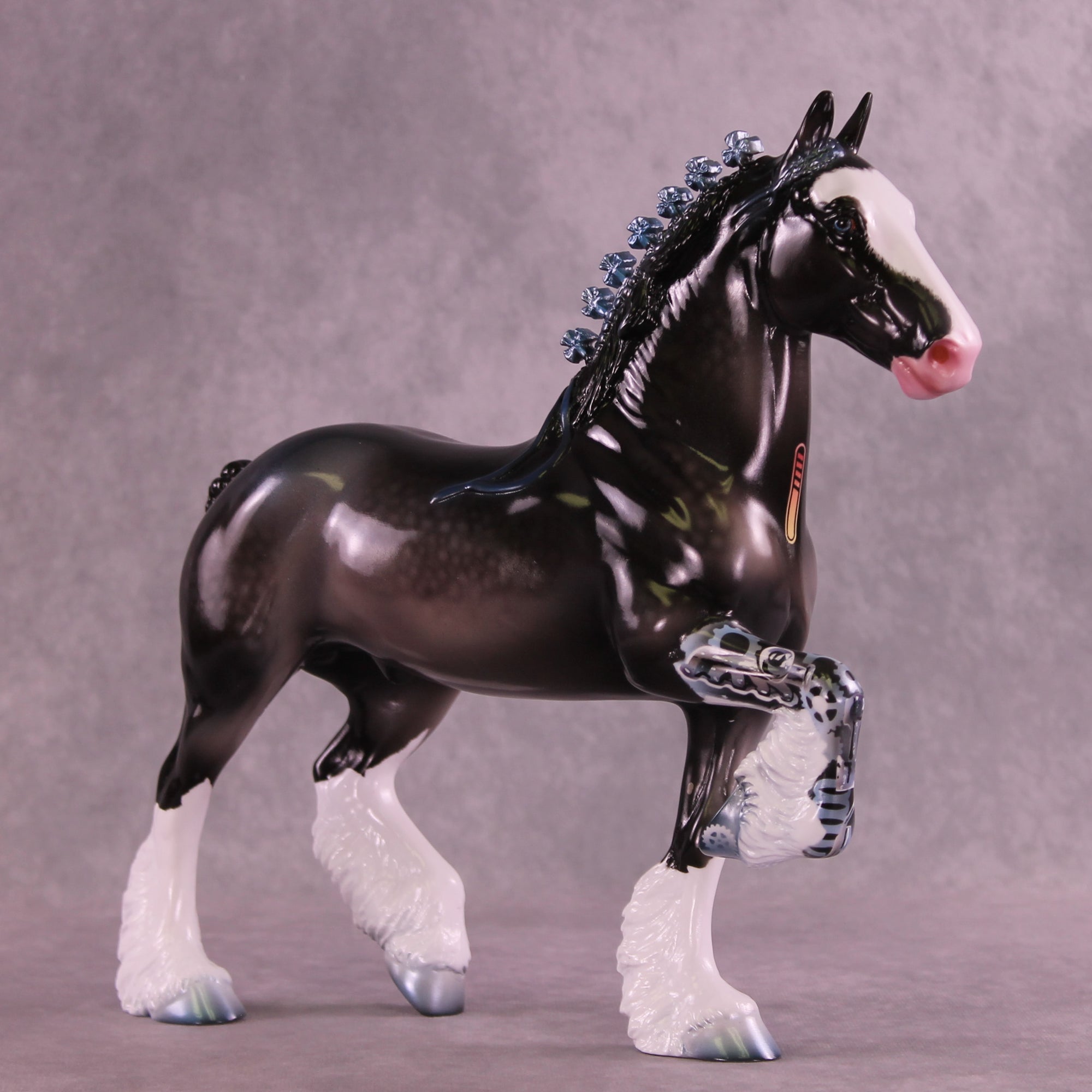 Titanium OOAK Trotting Drafter by Enrique Duarte DDOOAKs25