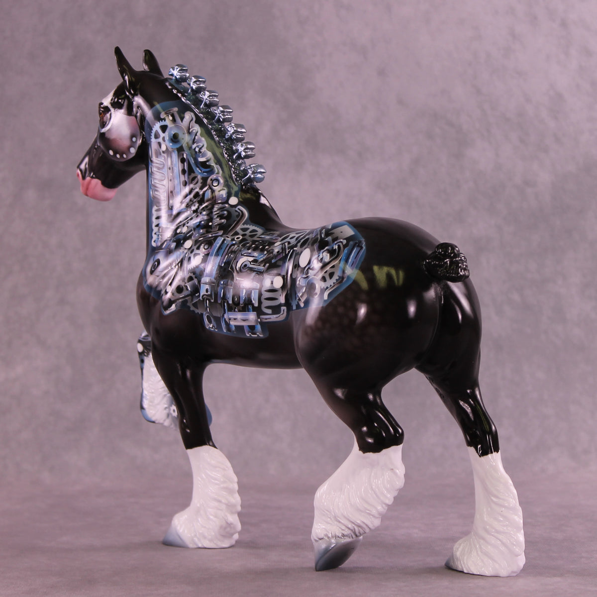 Titanium OOAK Trotting Drafter by Enrique Duarte DDOOAKs25