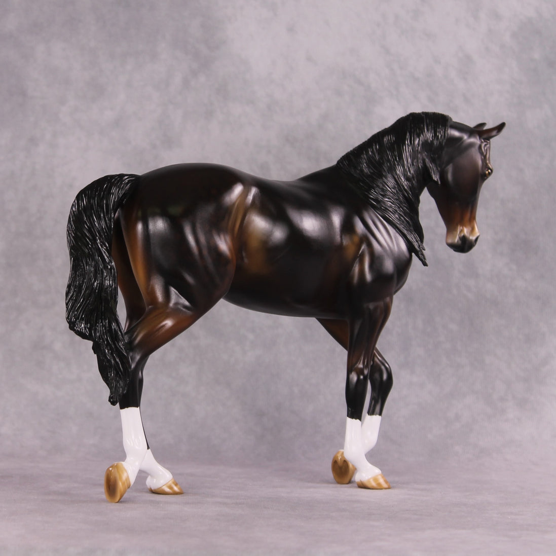 "Cardamom Clove" OOAK FCM Thoroughbred by Angela Marleau SHCF25OS