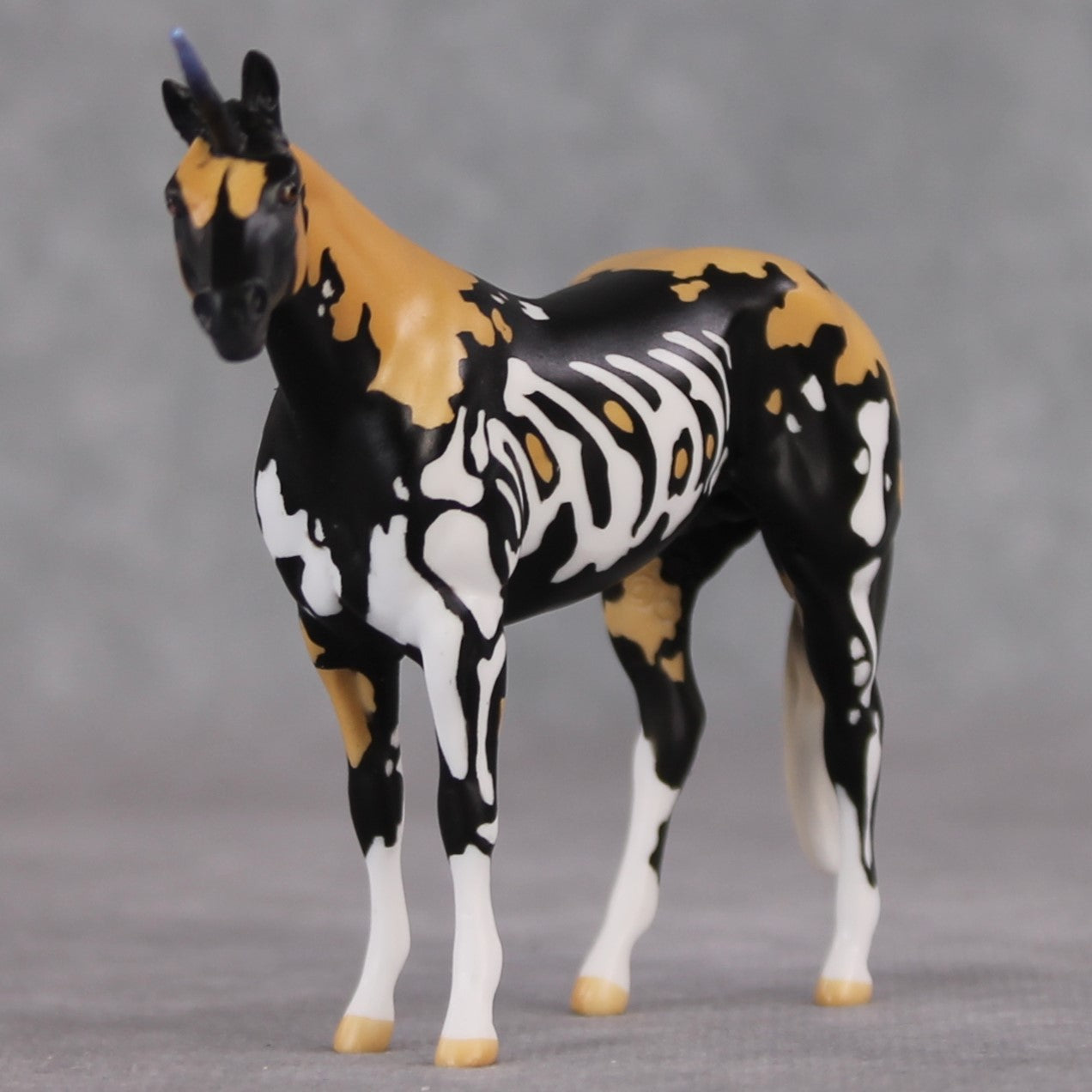"Mini Mwitu" LE-3 African Wild Dog Skeleton Unicorn Deco Stock Chip By Jess Hamill -Secret Surprise Chip Drop