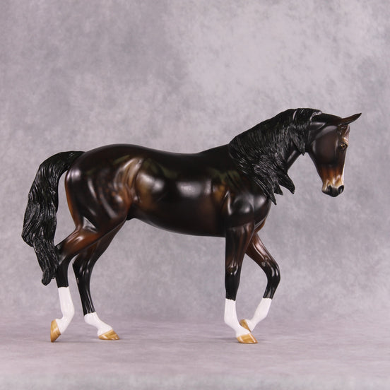 "Cardamom Clove" OOAK FCM Thoroughbred by Angela Marleau SHCF25OS