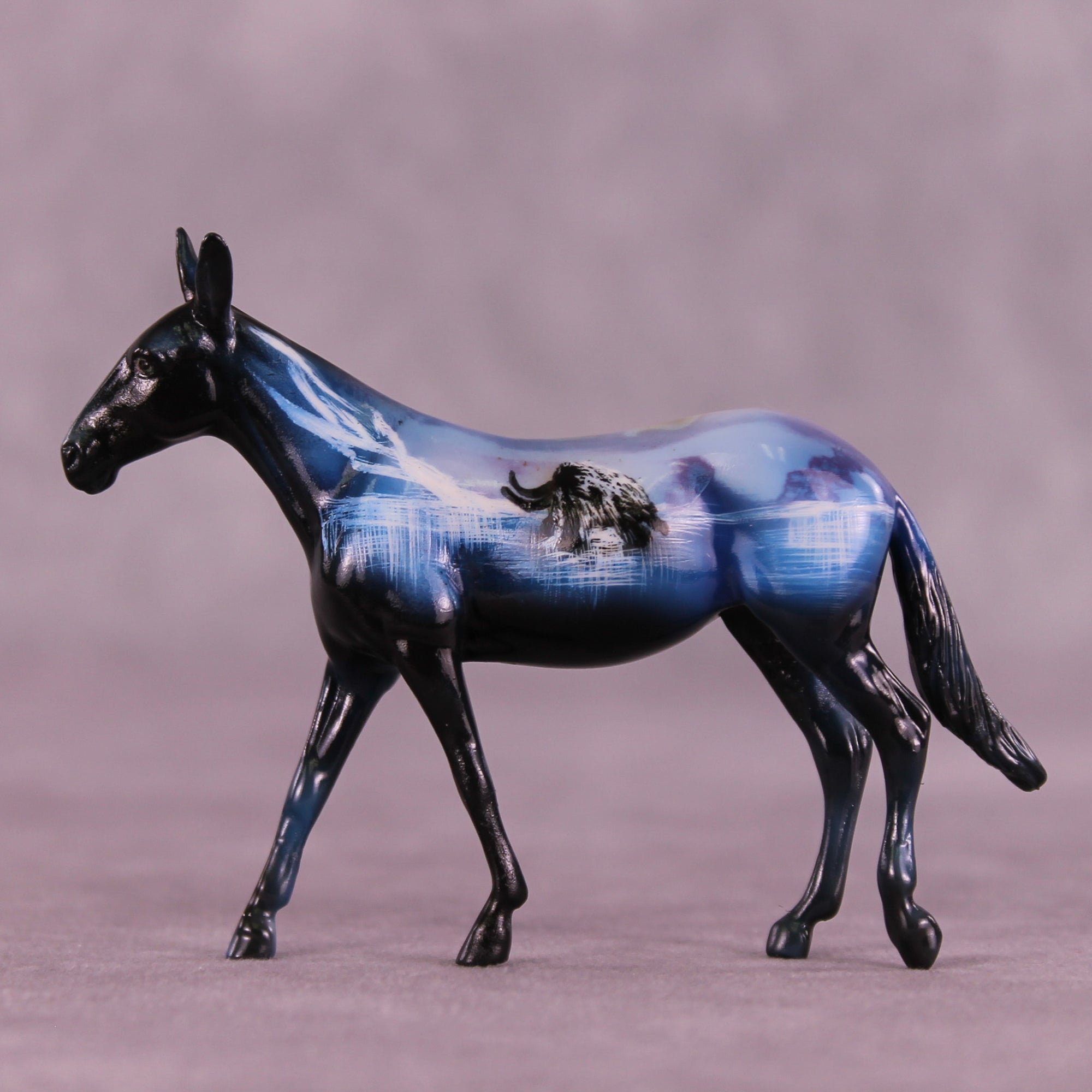 Ivory OOAK Chip Mule by Kike (Enrique) Duarte MS25