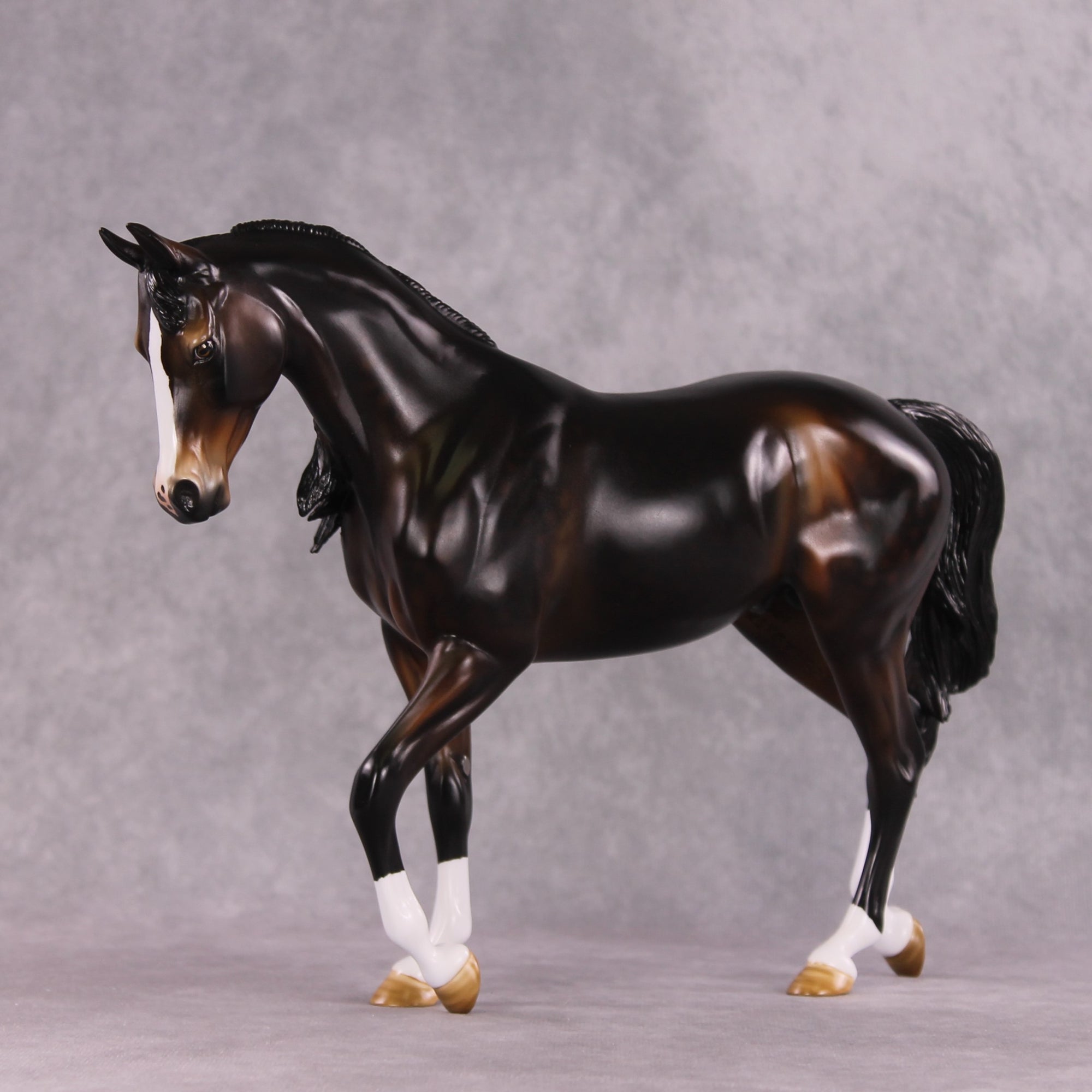 "Cardamom Clove" OOAK FCM Thoroughbred by Angela Marleau SHCF25OS