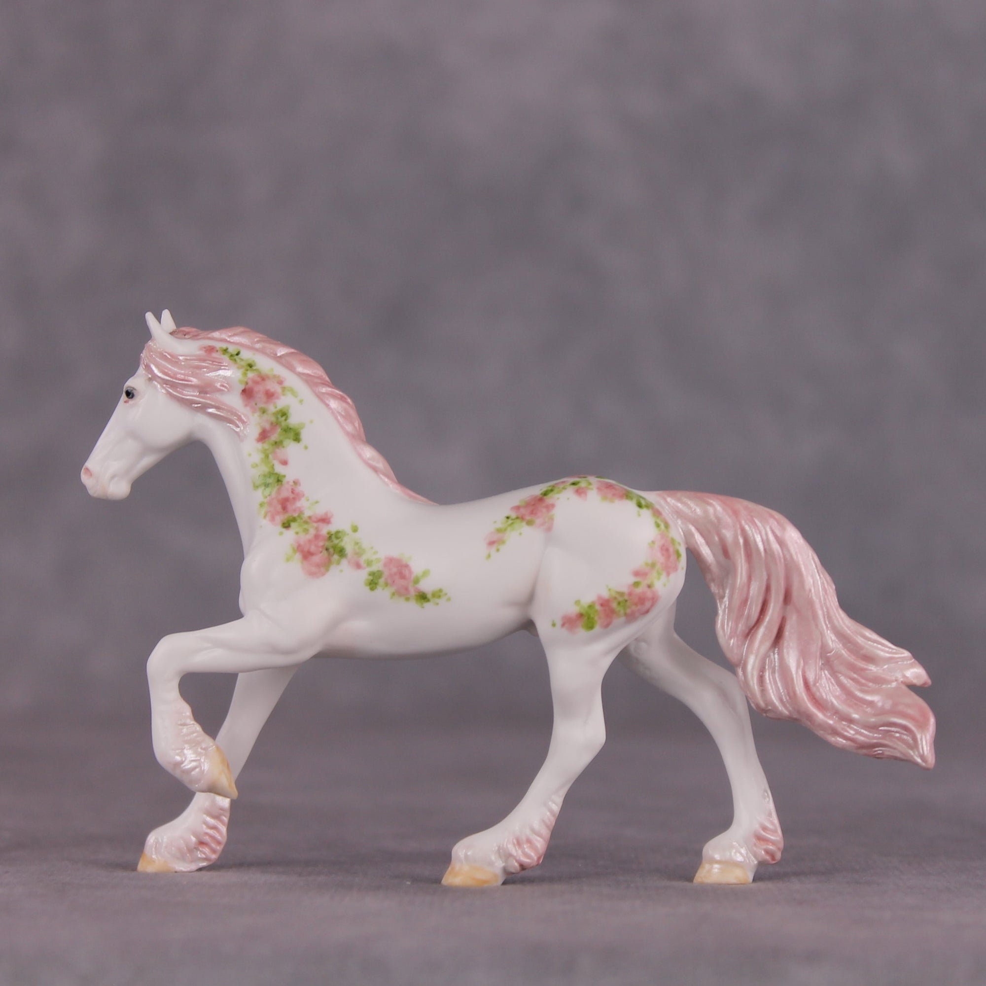 "Pleasure Rose" OOAK Friesian Chip by Andrea Thomason