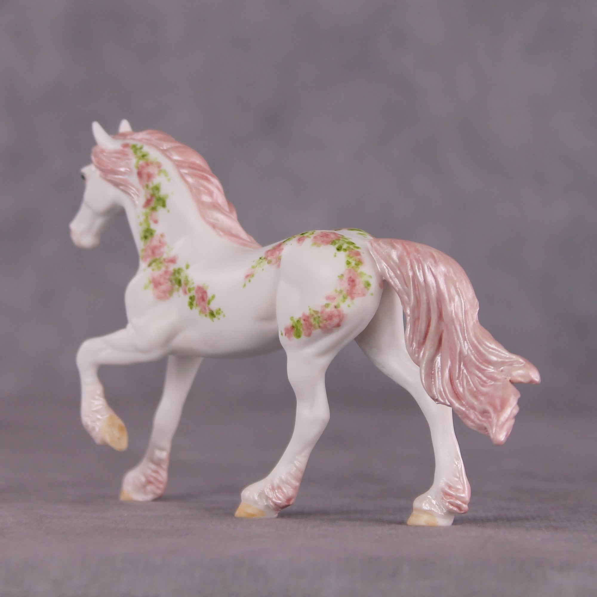 "Pleasure Rose" OOAK Friesian Chip by Andrea Thomason