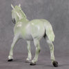 Snowdrop LE-6 Pearly White And Green Deco Custom Pebble Draft Mare By Julie Keim FS25