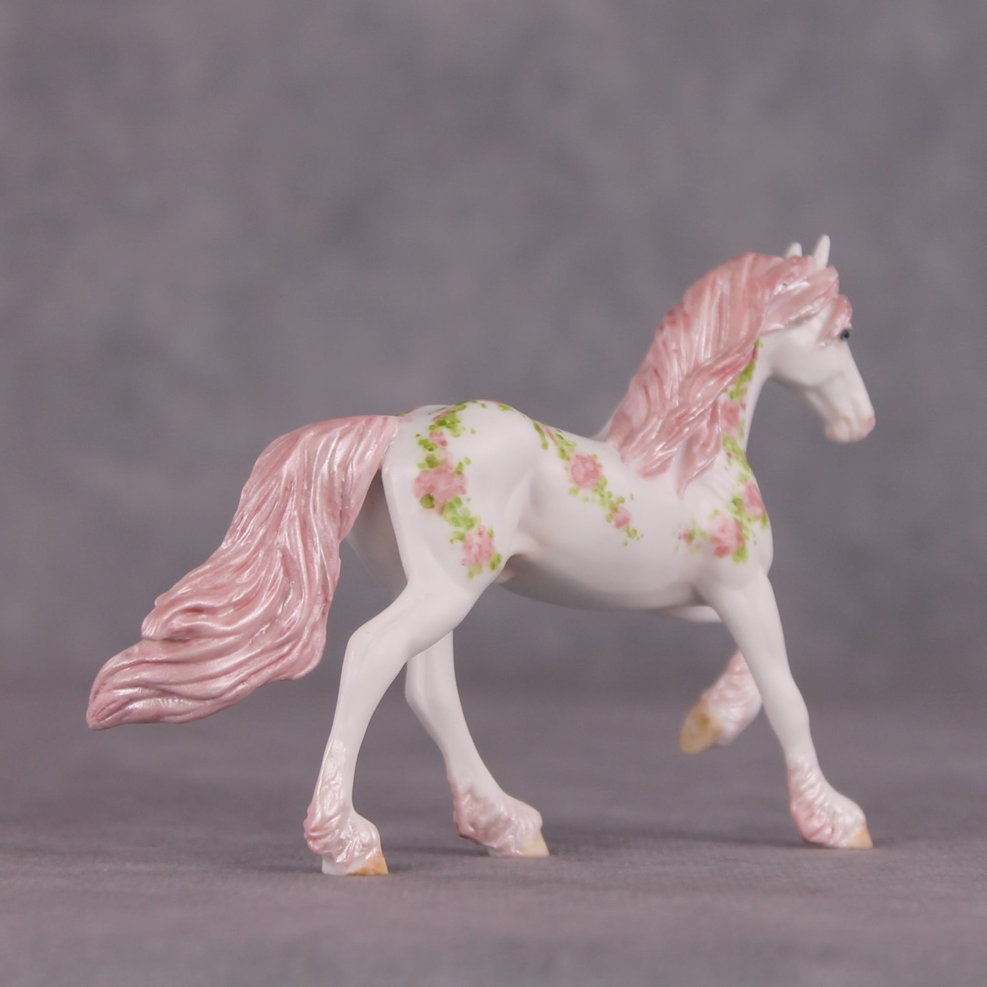 "Pleasure Rose" OOAK Friesian Chip by Andrea Thomason