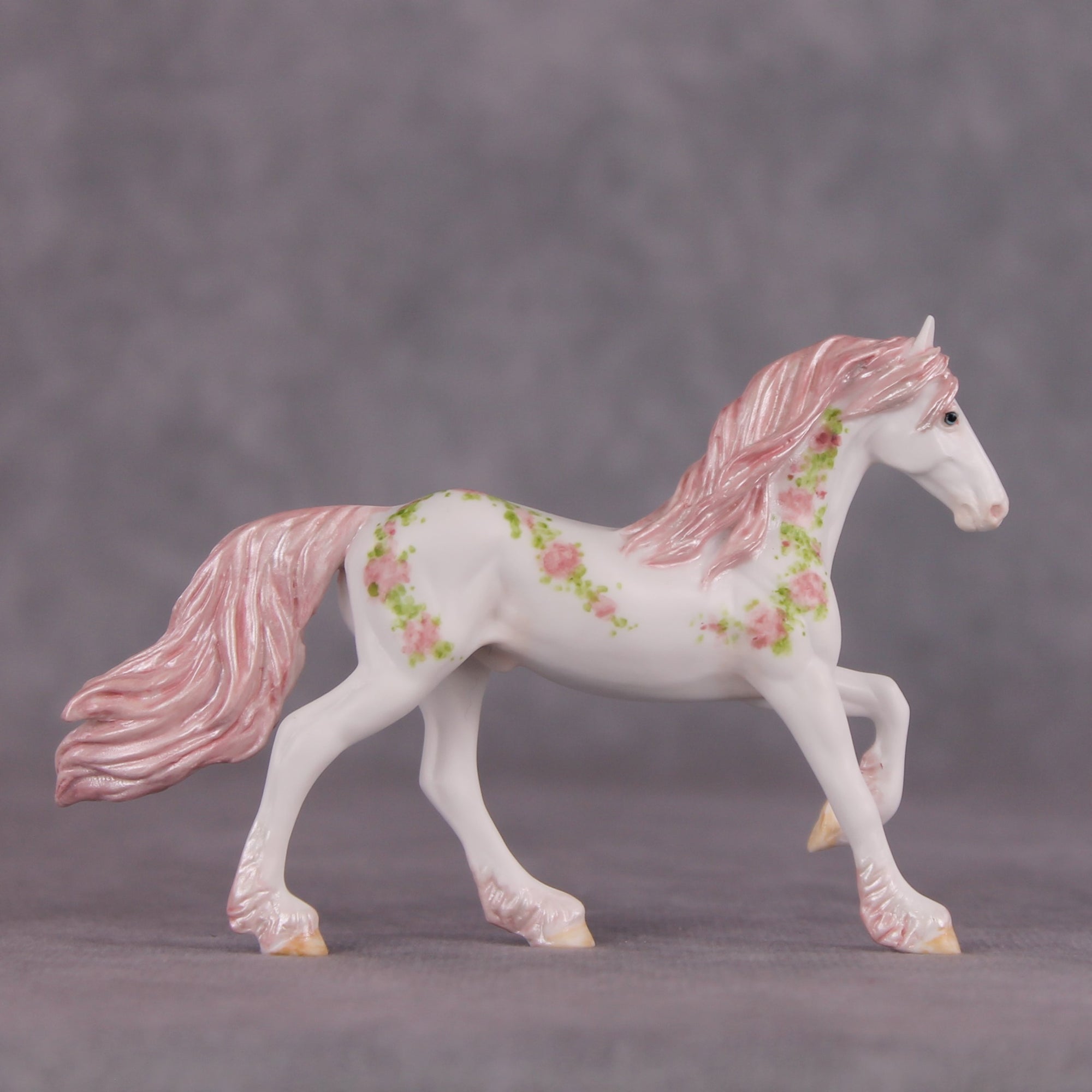 "Pleasure Rose" OOAK Friesian Chip by Andrea Thomason