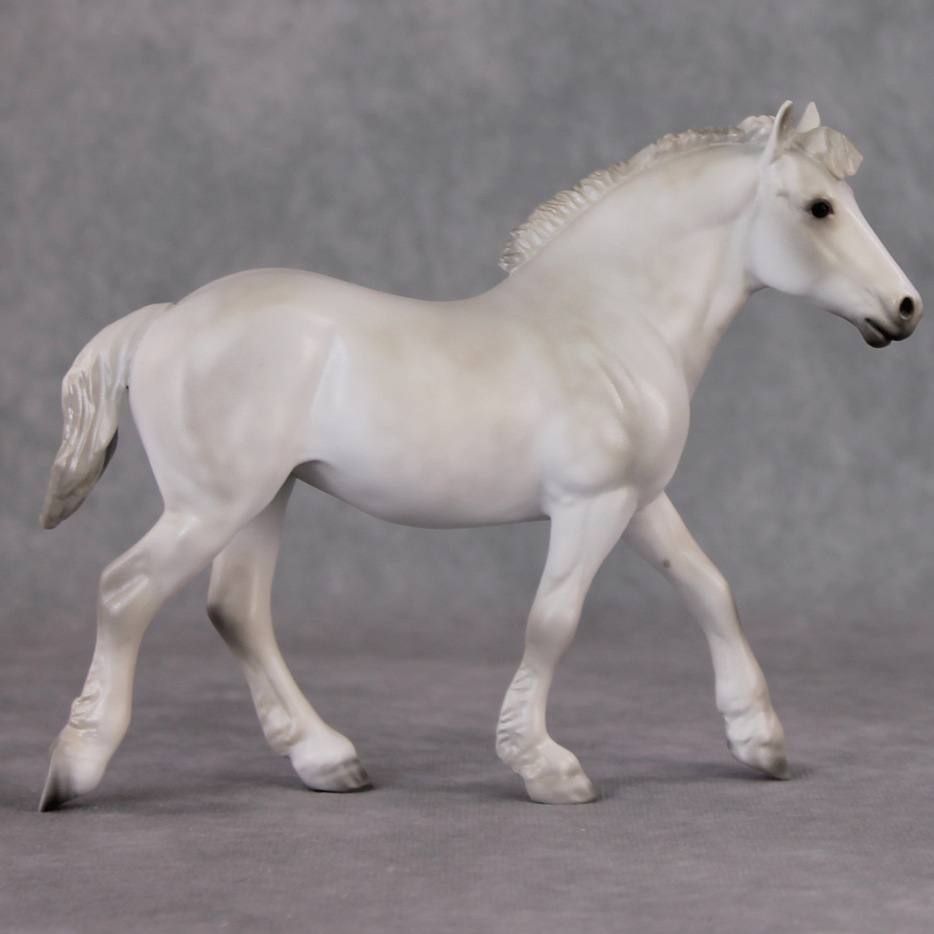 Bucaneve LE-6 Pearly Grey Dapple Custom Pebble Draft Mare By Julie Keim FS25