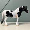 Downpour OOAK Black TObiano Custom Heavy Draft By Jess Hamill EQ24