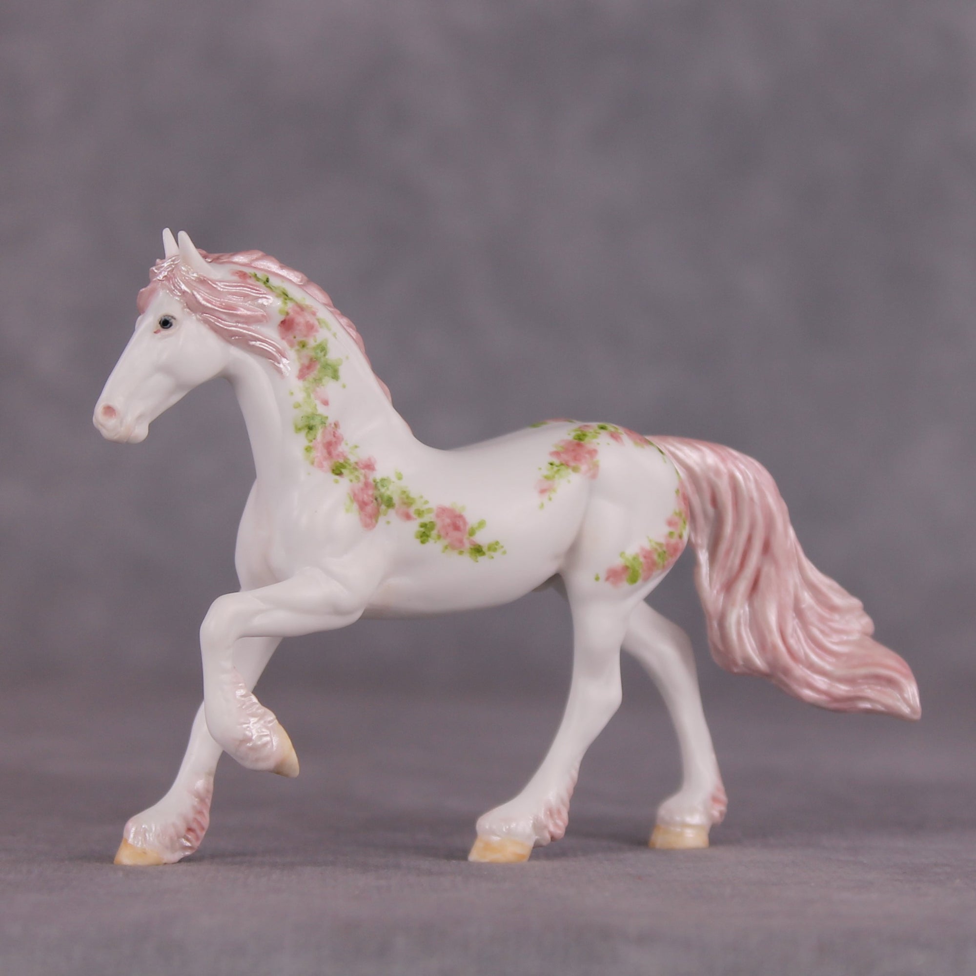 "Pleasure Rose" OOAK Friesian Chip by Andrea Thomason