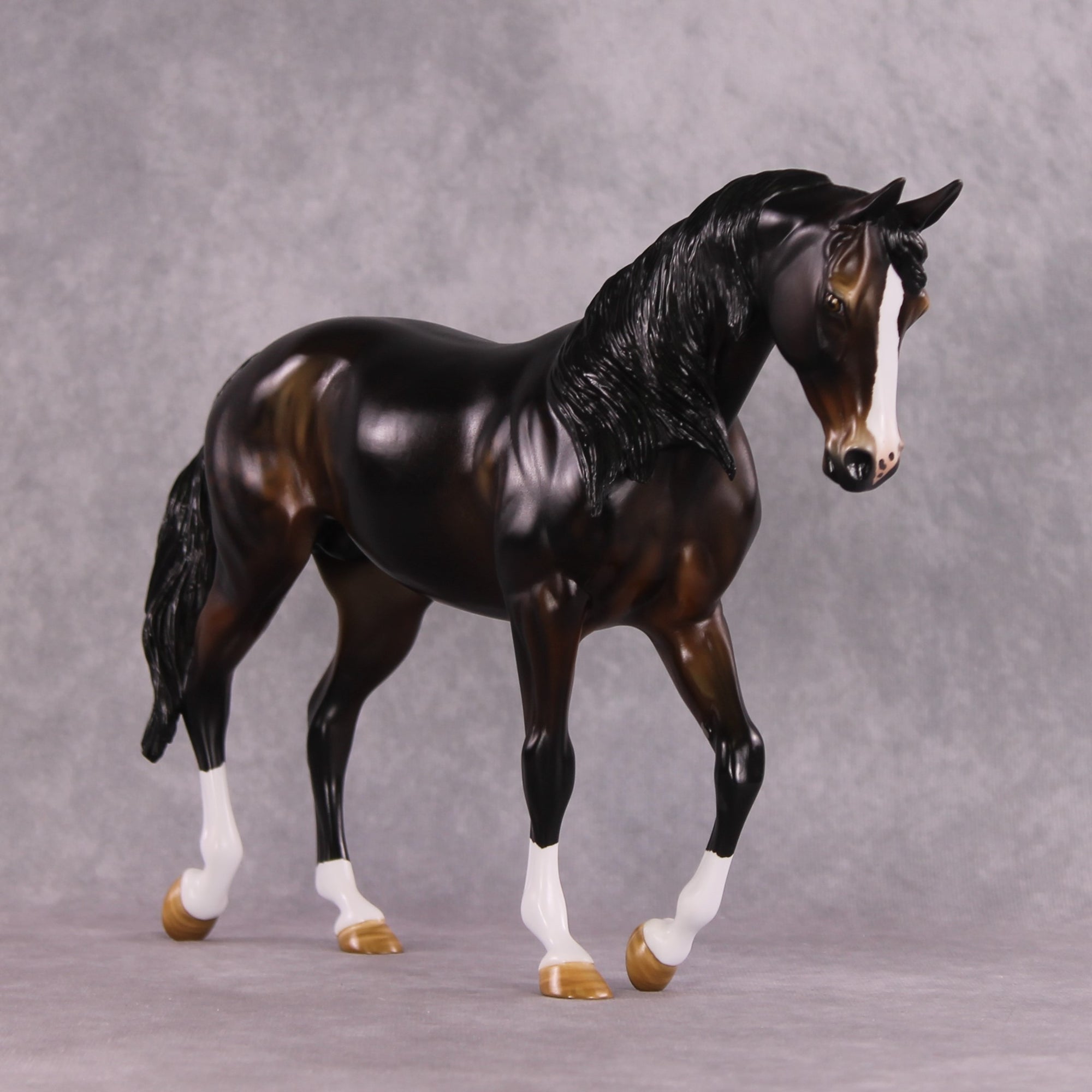 "Cardamom Clove" OOAK FCM Thoroughbred by Angela Marleau SHCF25OS