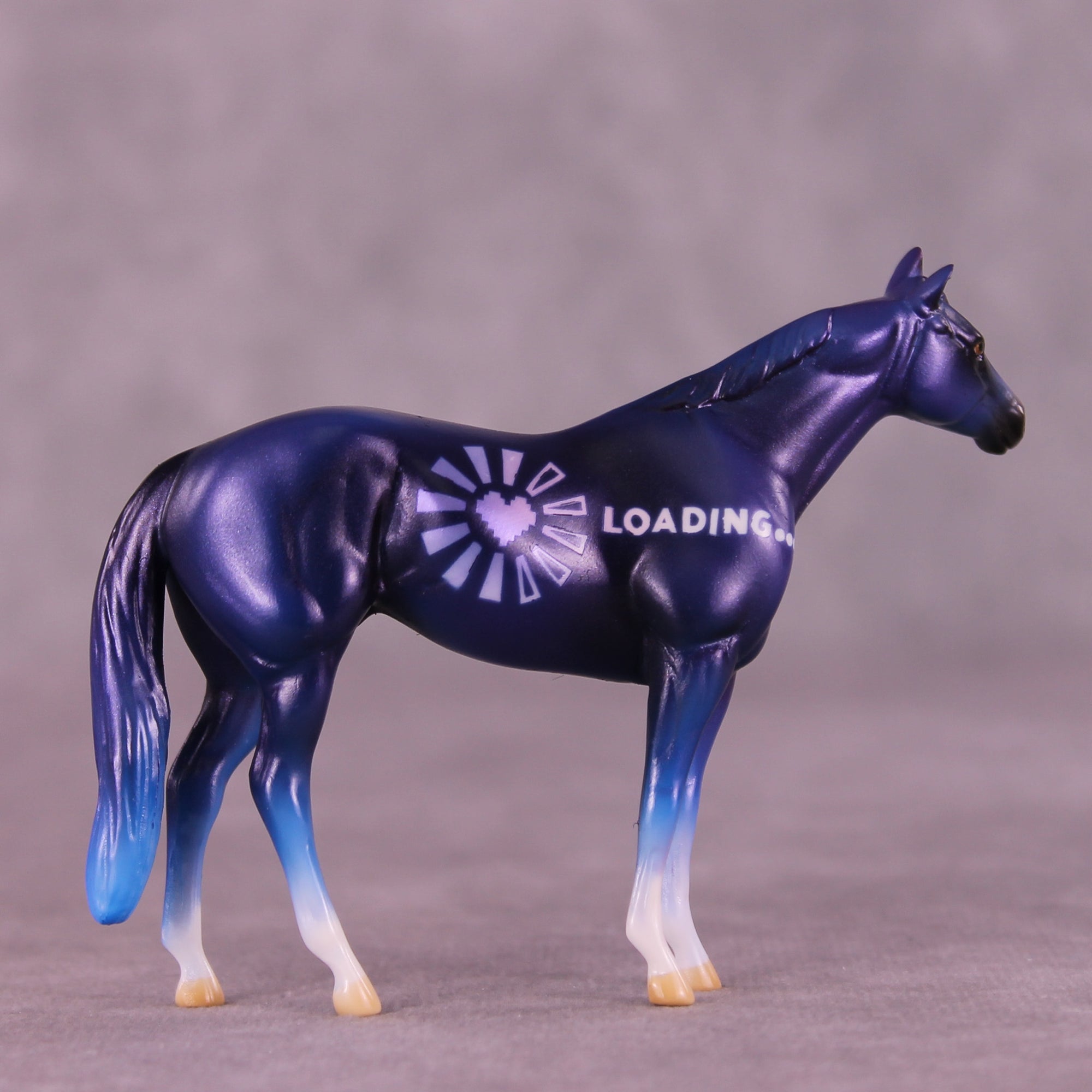 Gamer Mom OOAK Chip Stock Horse by Kike (Enrique) Duarte SCD25