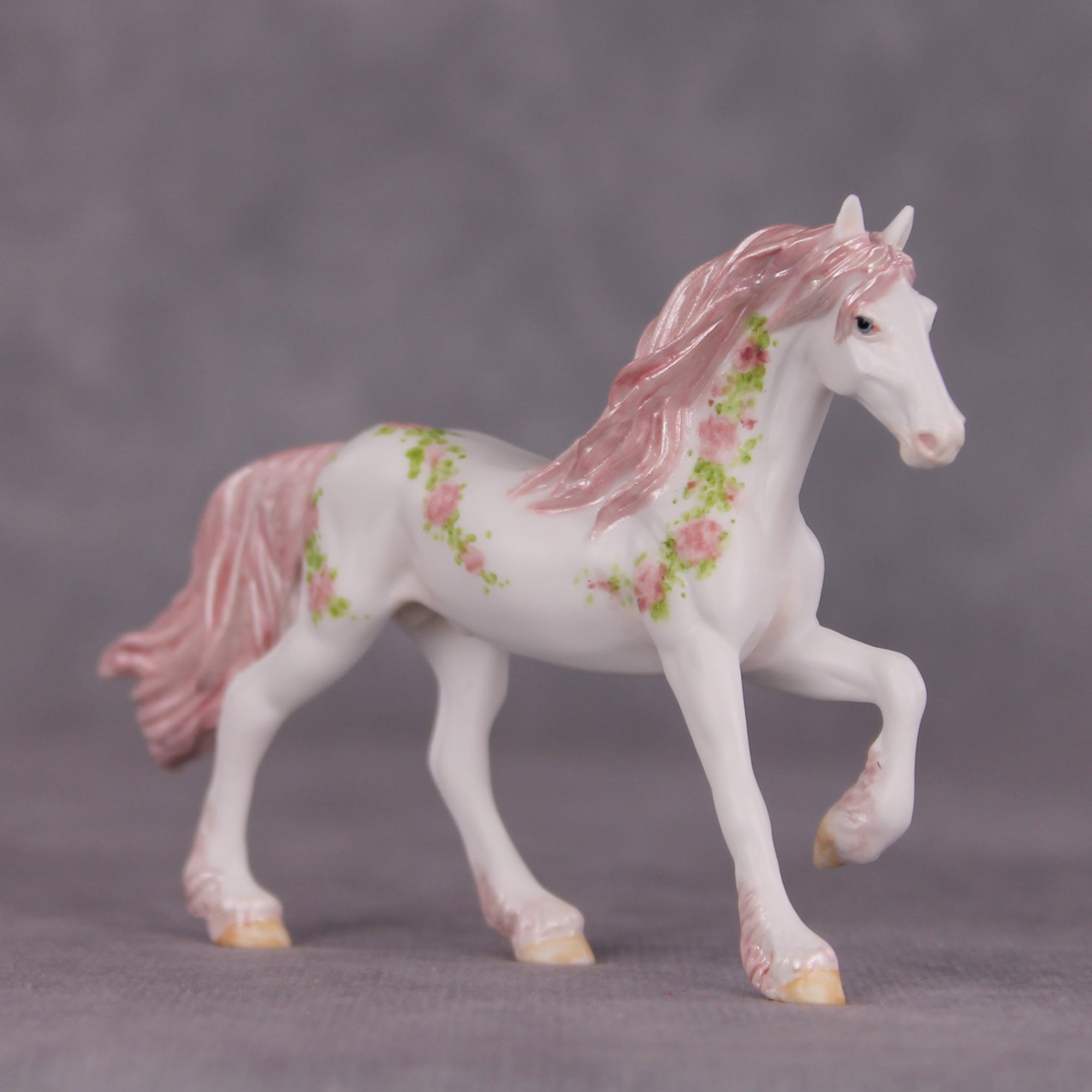 "Pleasure Rose" OOAK Friesian Chip by Andrea Thomason