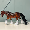 Acid Rock OOAK Dappled Red Bay Custom Irish Cob By Dawn Quick EQ24