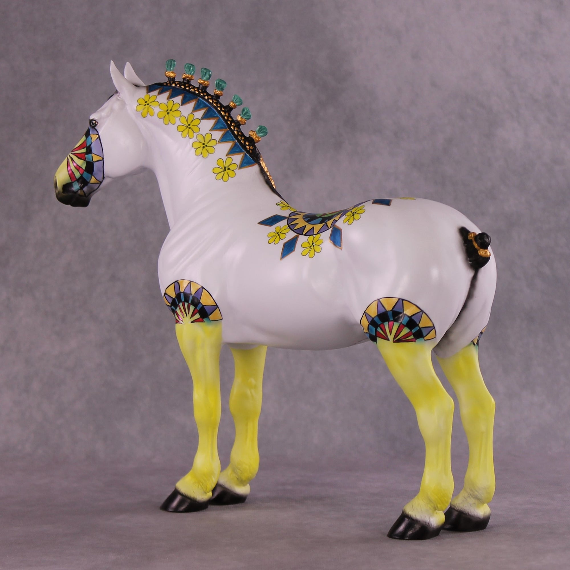 "Geometric Garden" OOAK Standing Draft by Dawn Quick SHCF25OS