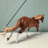 To and Fro OOAK Dappled Chestnut Running Stock Horse By Sheryl Leisure Best Offers 7/2/24