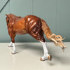 To and Fro OOAK Dappled Chestnut Running Stock Horse By Sheryl Leisure Best Offers 7/2/24