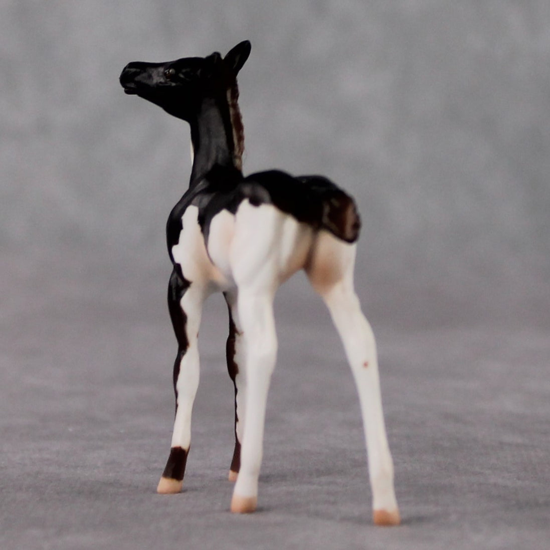 "Mini Ellie" Mouse Series OOAK Liver Chestnut Flaxen Splash Foal Chip By Jamie Adamson-Secret Surprise Chip Drop