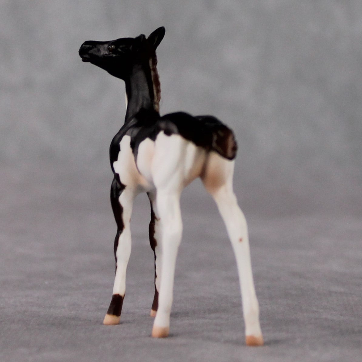 "Mini Ellie" Mouse Series OOAK Liver Chestnut Flaxen Splash Foal Chip By Jamie Adamson-Secret Surprise Chip Drop