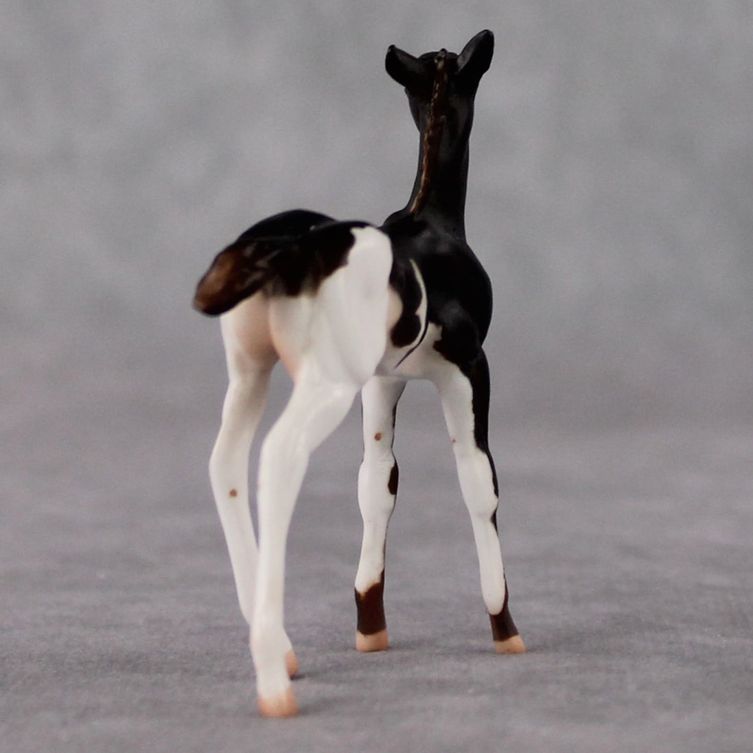 "Mini Ellie" Mouse Series OOAK Liver Chestnut Flaxen Splash Foal Chip By Jamie Adamson-Secret Surprise Chip Drop