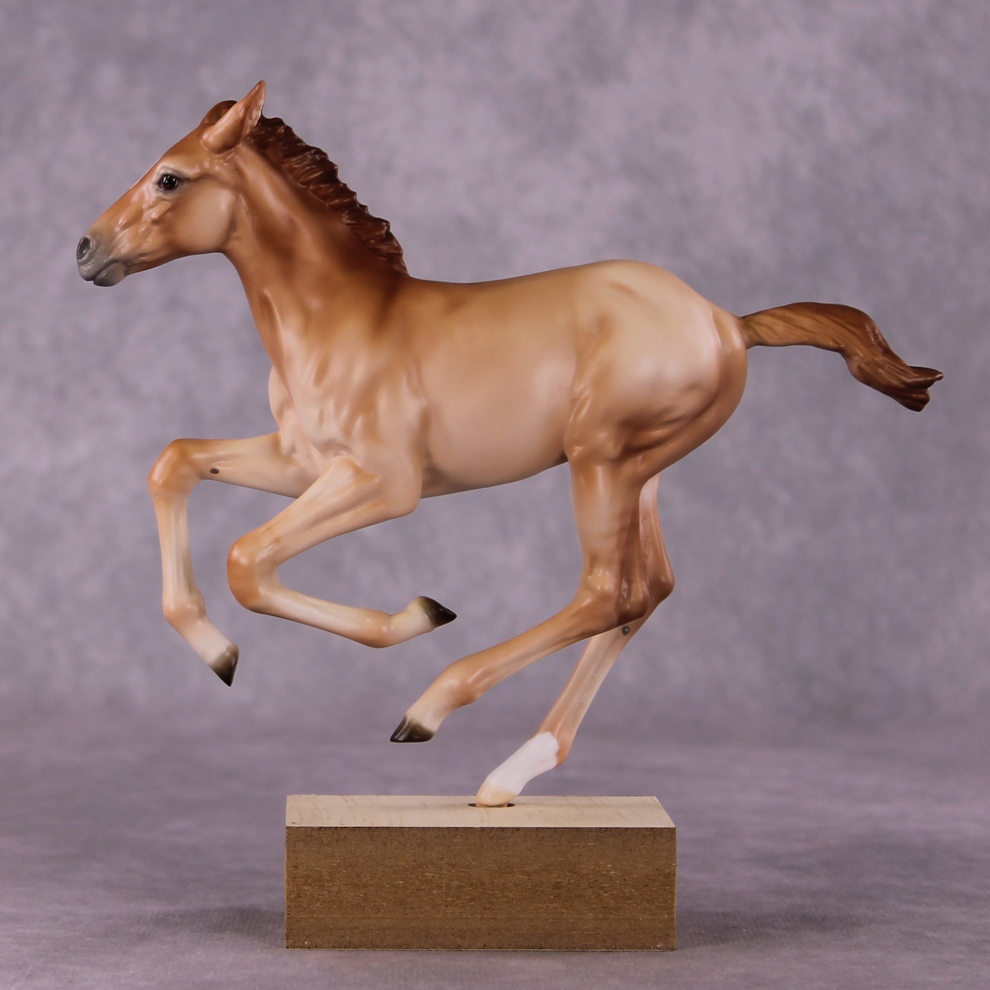 "Illegal Call" OOAK Pimento Foal Blind Bag by Ellen Robbins SHCF25